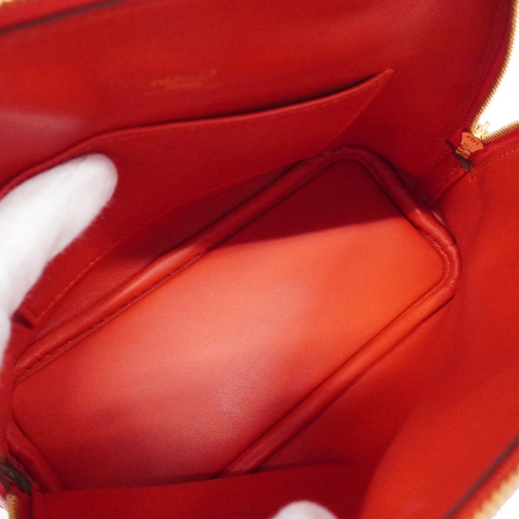 Hermes Red Color Handbag (Pre-Owned)