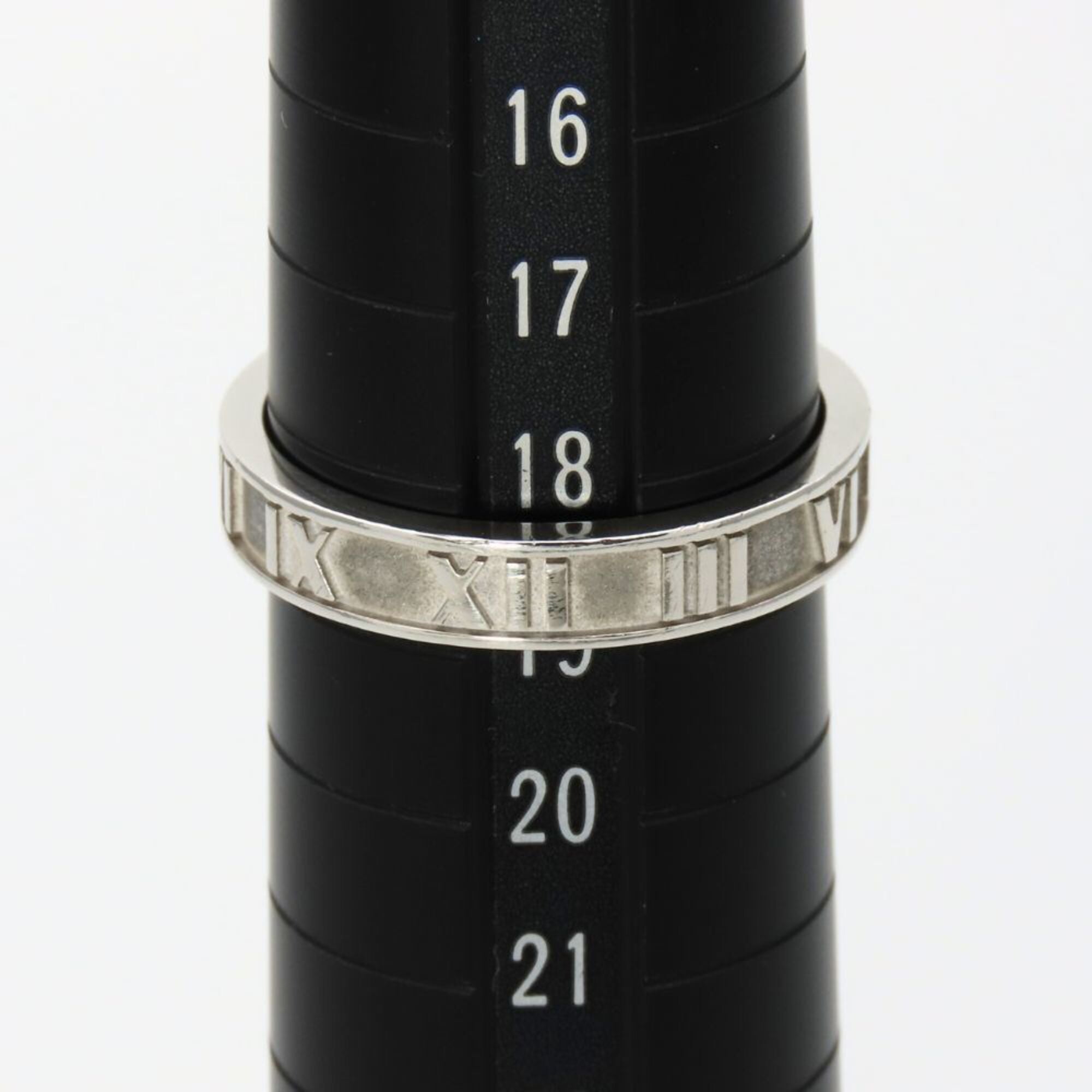 Tiffany Atlas Silver Silver 925 Band Ring (Pre-Owned)
