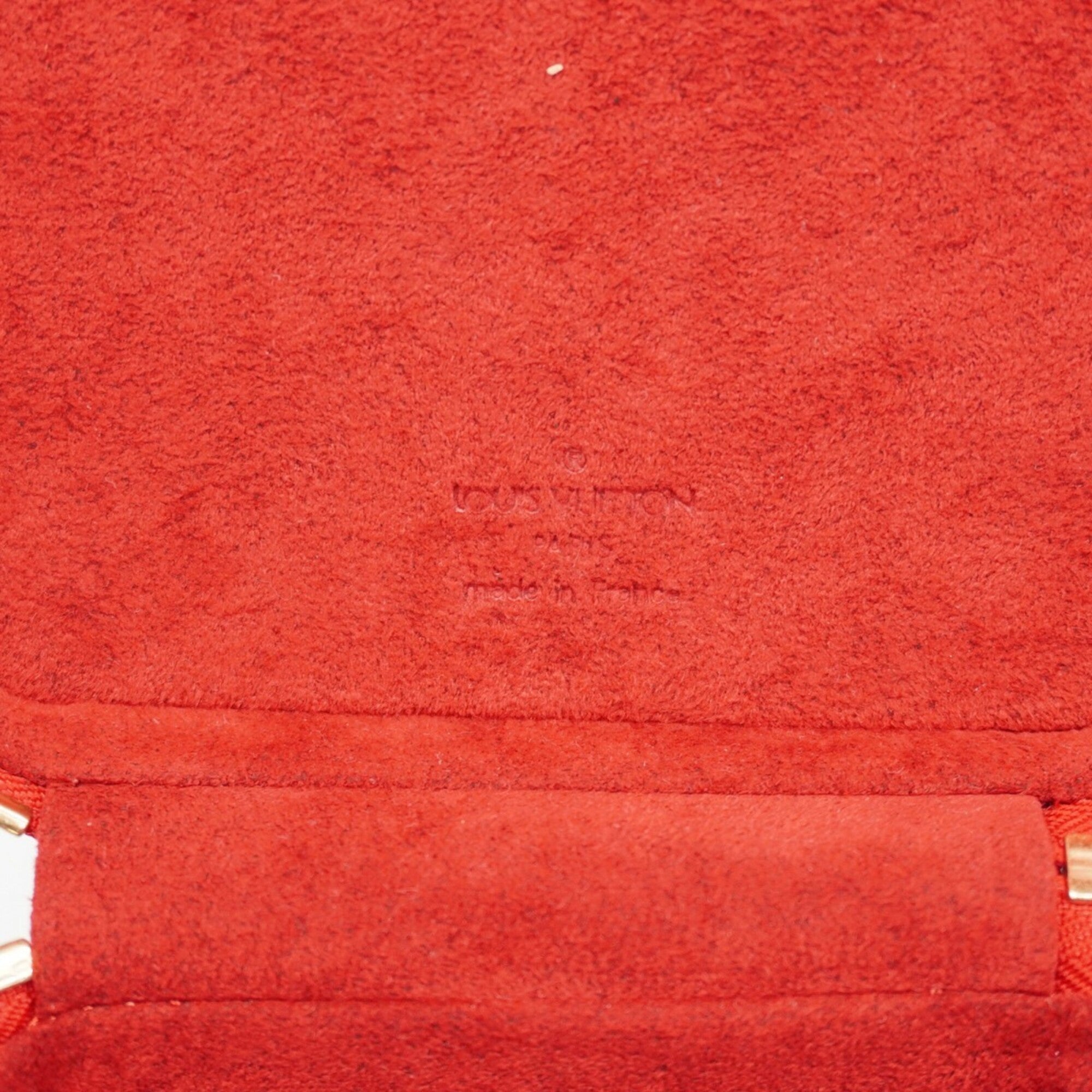 Louis Vuitton Castilian Red Handbag (Pre-Owned)