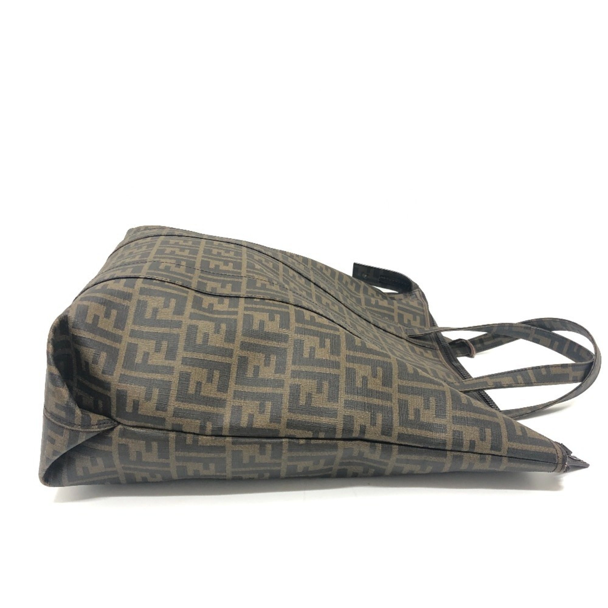 Fendi Brown Pvc Tote Bag (Pre-Owned)