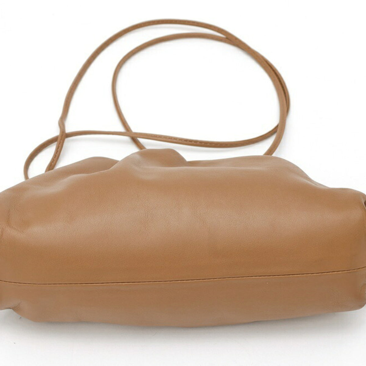 Bottega Veneta Camel Leather Pouch (Pre-Owned)