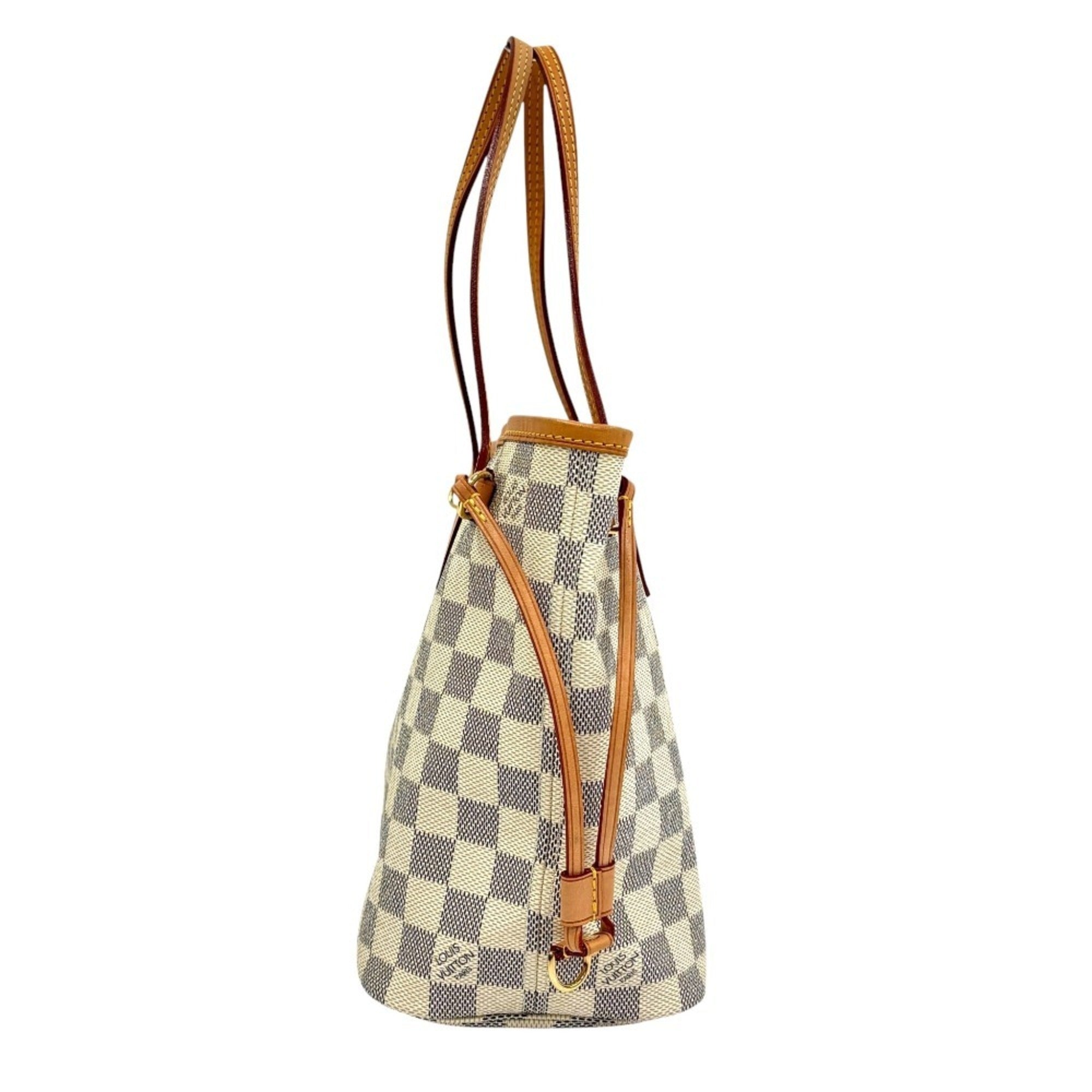 Louis Vuitton Navy White Damier Azur Tote Bag (Pre-Owned)
