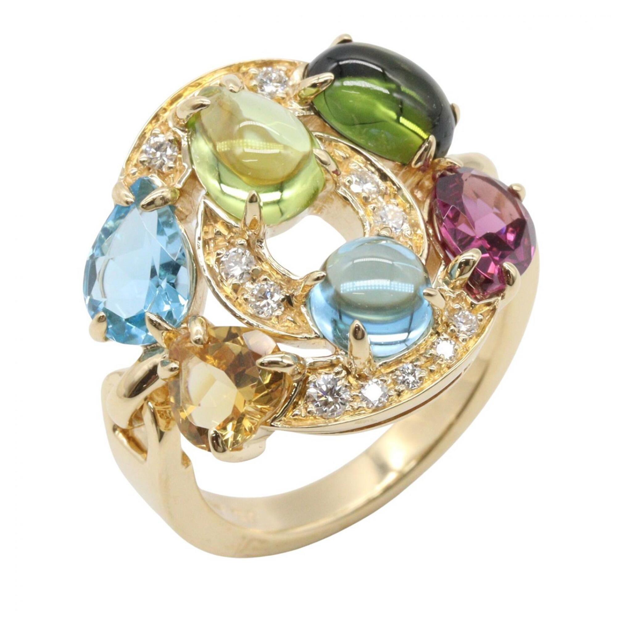 Bvlgari Gold Multi-Color Yellow Gold (18K) Band Ring (Pre-Owned)