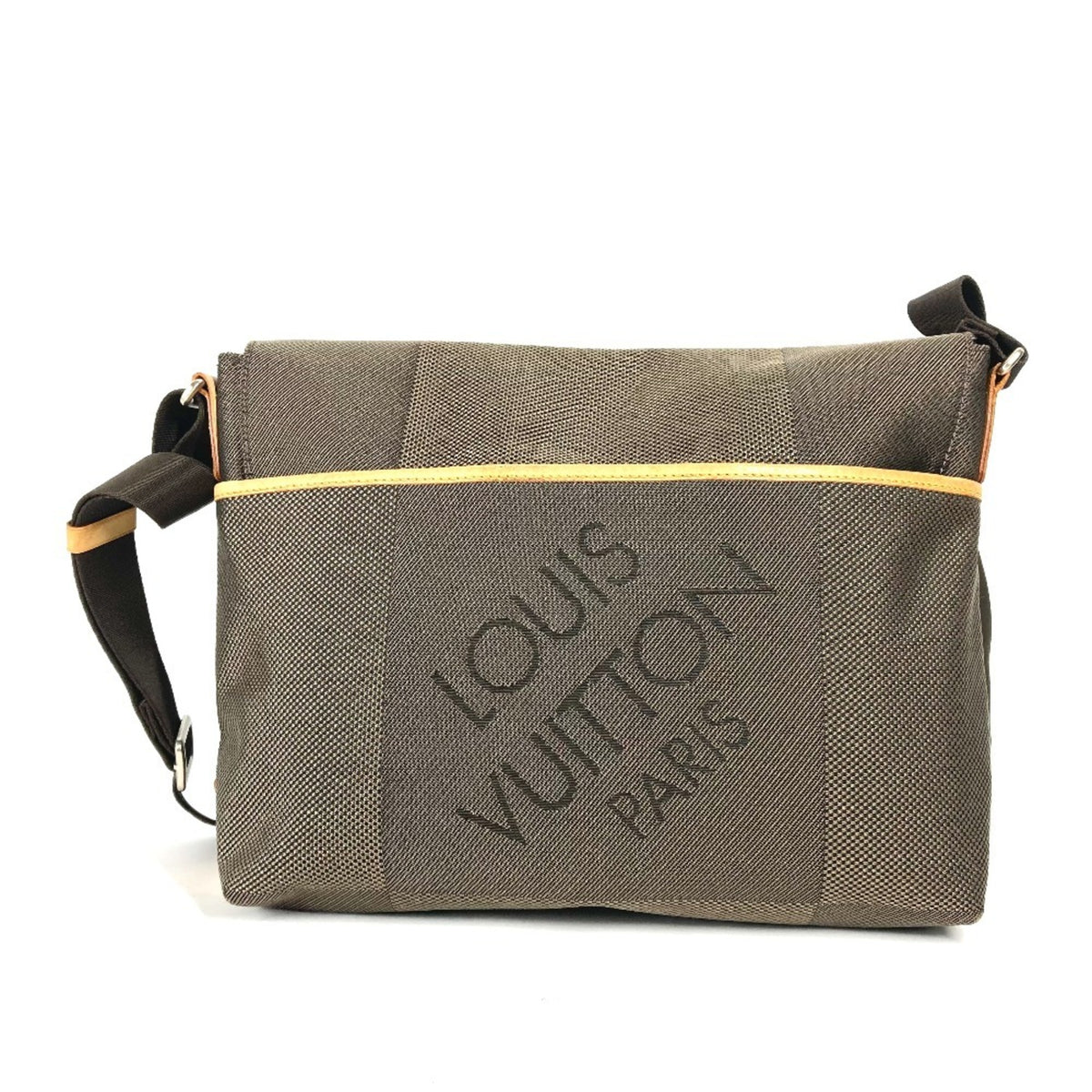 Louis Vuitton Khaki Damier Geant Messenger Bag Shoulder Bag (Pre-Owned)