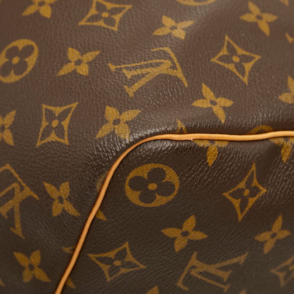 Louis Vuitton Monogram Brown Pvc Leather Boston Bag (Pre-Owned)
