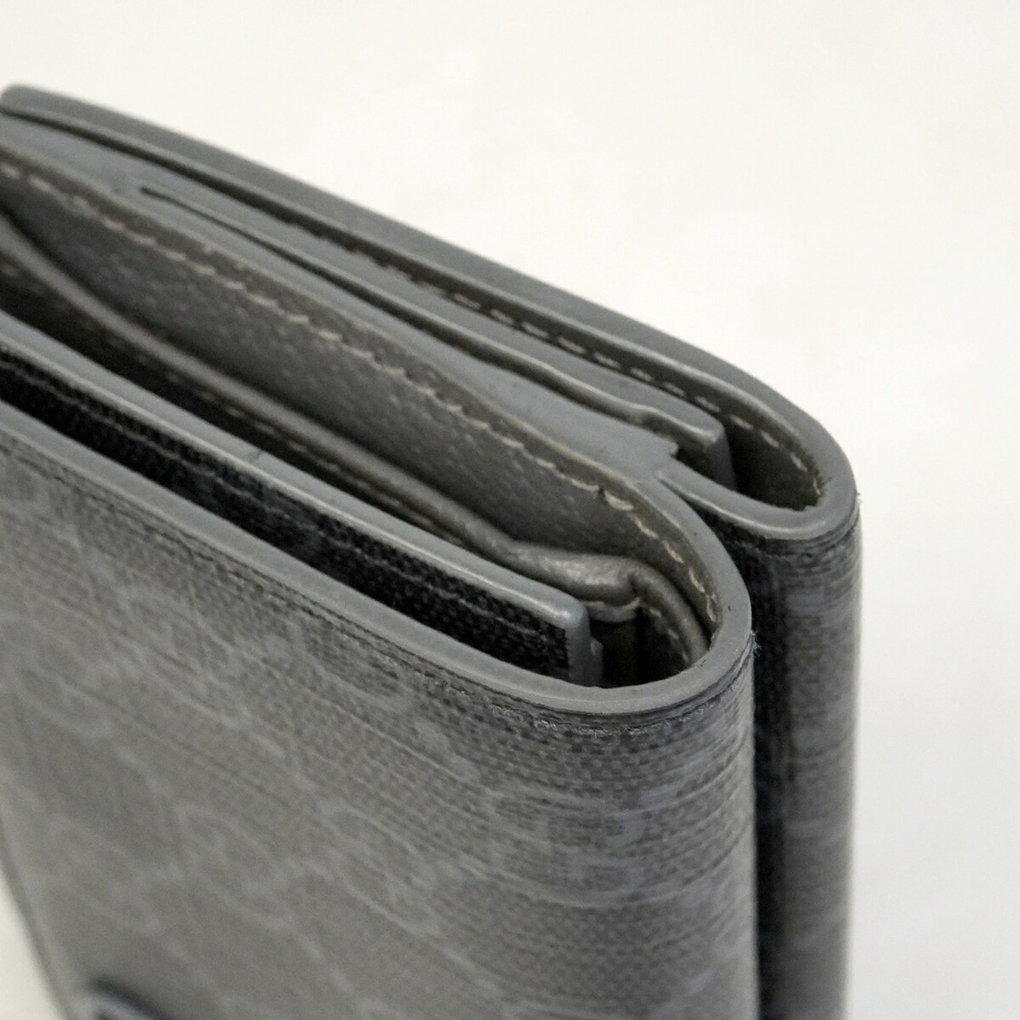 Gucci Black Pvc Wallet (Tri-Fold) (Pre-Owned)