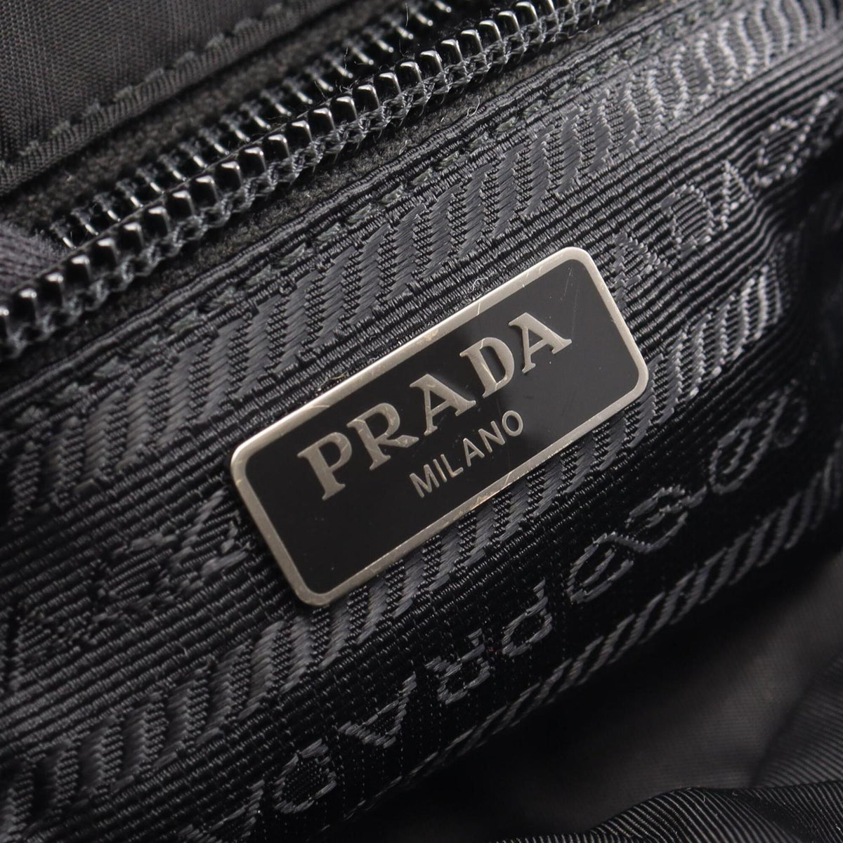 Prada Black Nylon Handbag (Pre-Owned)