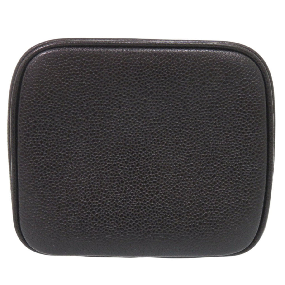 Chanel Black Grained Calfskin Pouch Vanity Bag (Pre-Owned)