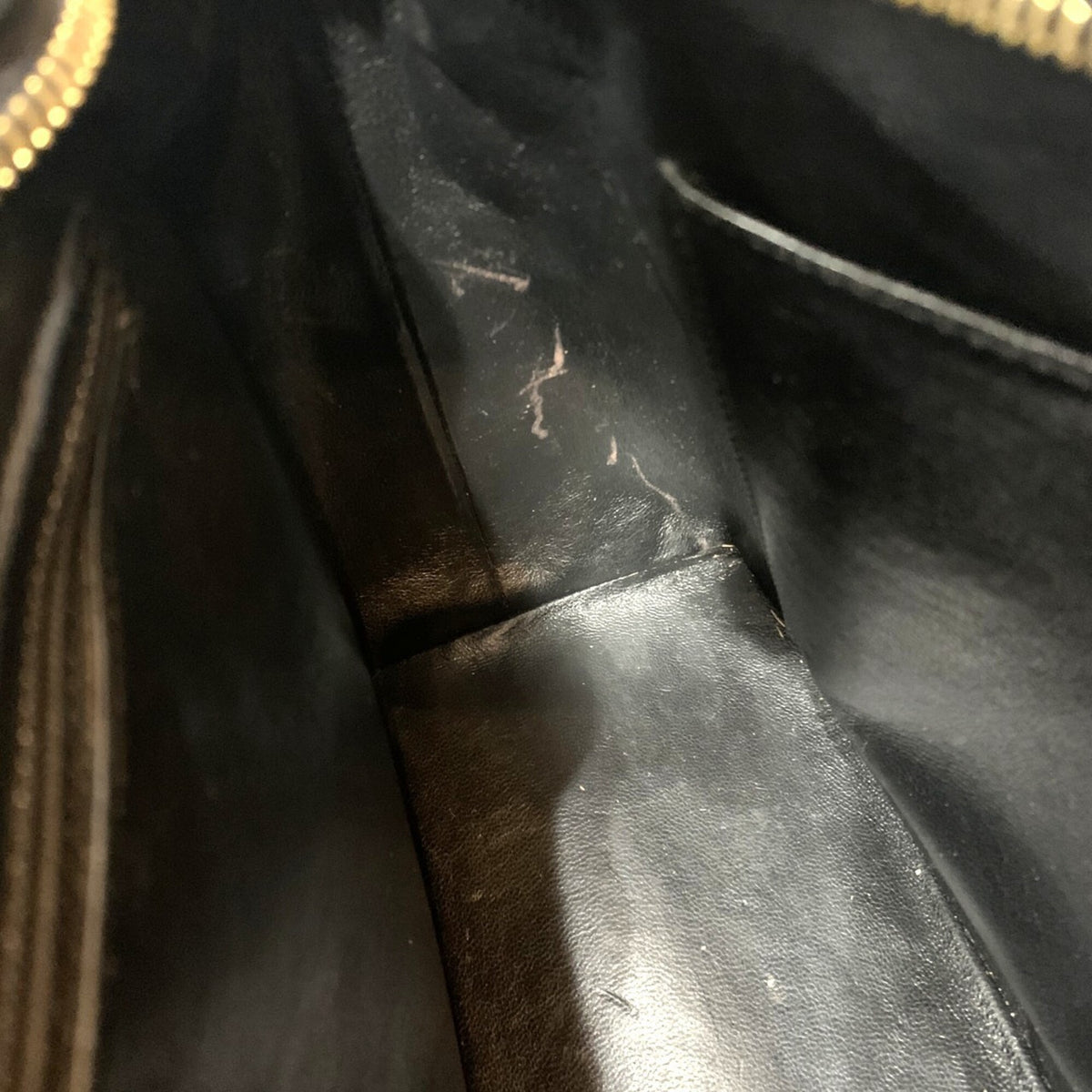Chanel Black Grained Calfskin Tote Bag (Pre-Owned)