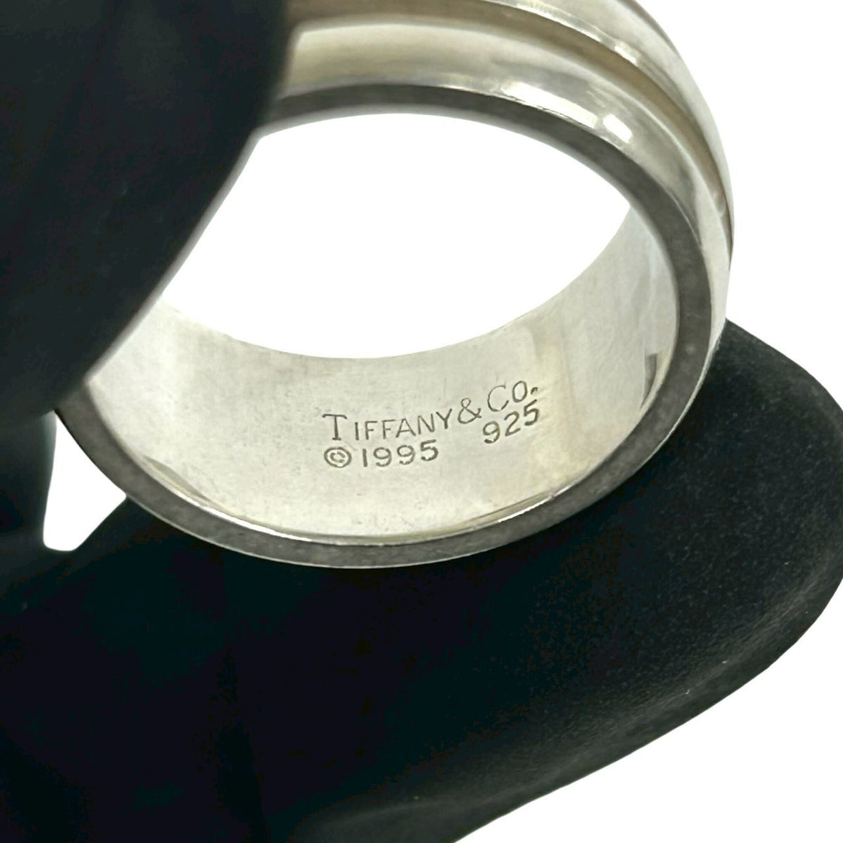 Tiffany Silver Silver 925 Band Ring (Pre-Owned)