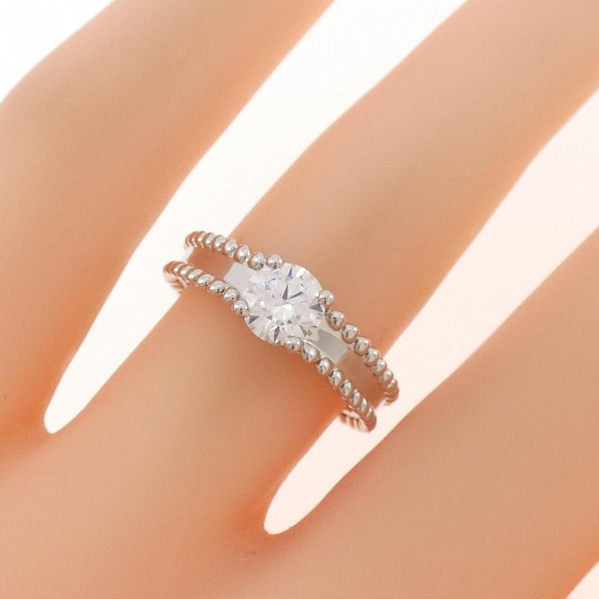 Van Cleef & Arpels Platinum 950 Band Ring (Pre-Owned)