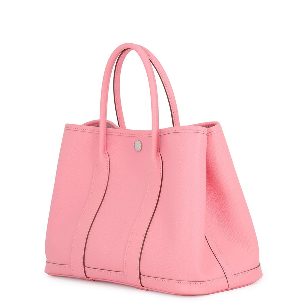 Hermes Garden Rose Confetti Epsom Leather Handbag Tote Bag (Pre-Owned)