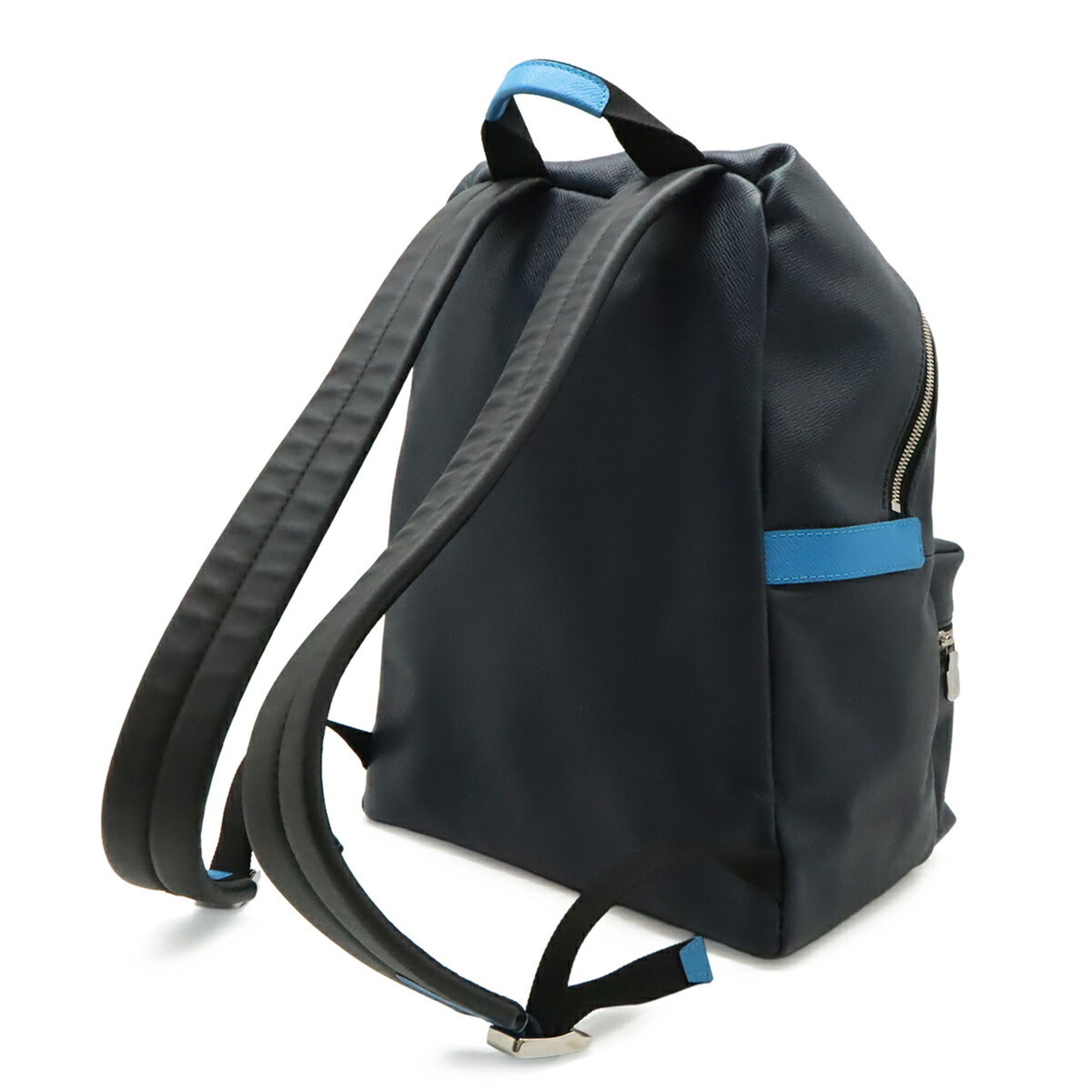 Louis Vuitton Blue Navy Taiga Leather Backpack (Pre-Owned)