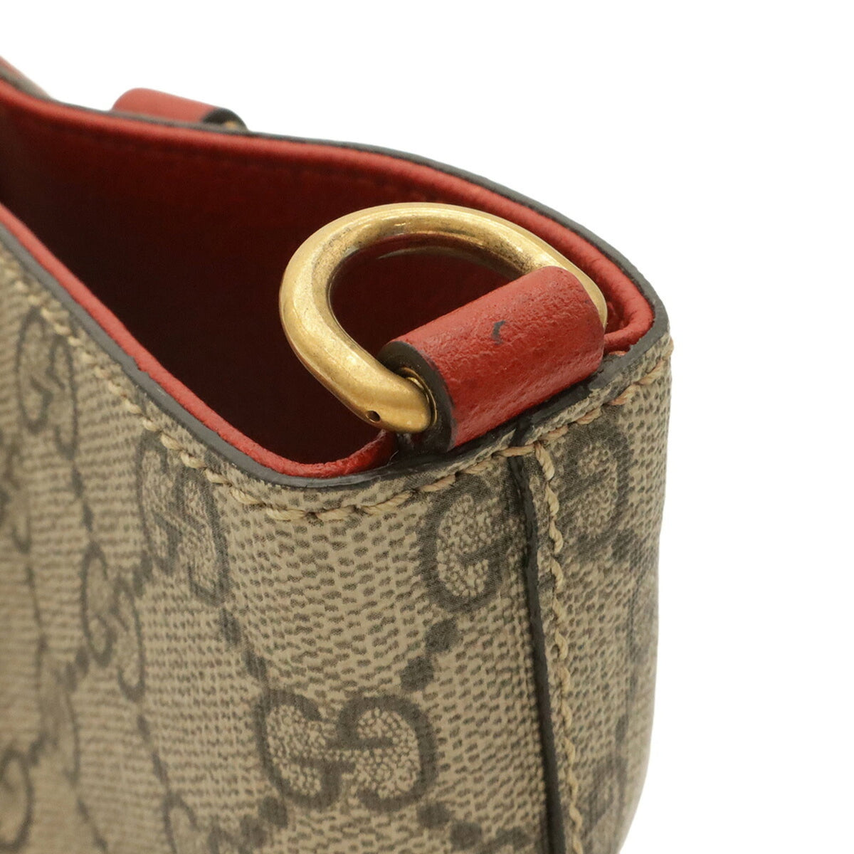 Gucci Beige Beige Pink Green Pink Pink Red Red Color Yellow Gg Supreme Shoulder Bag Tote Bag (Pre-Owned)