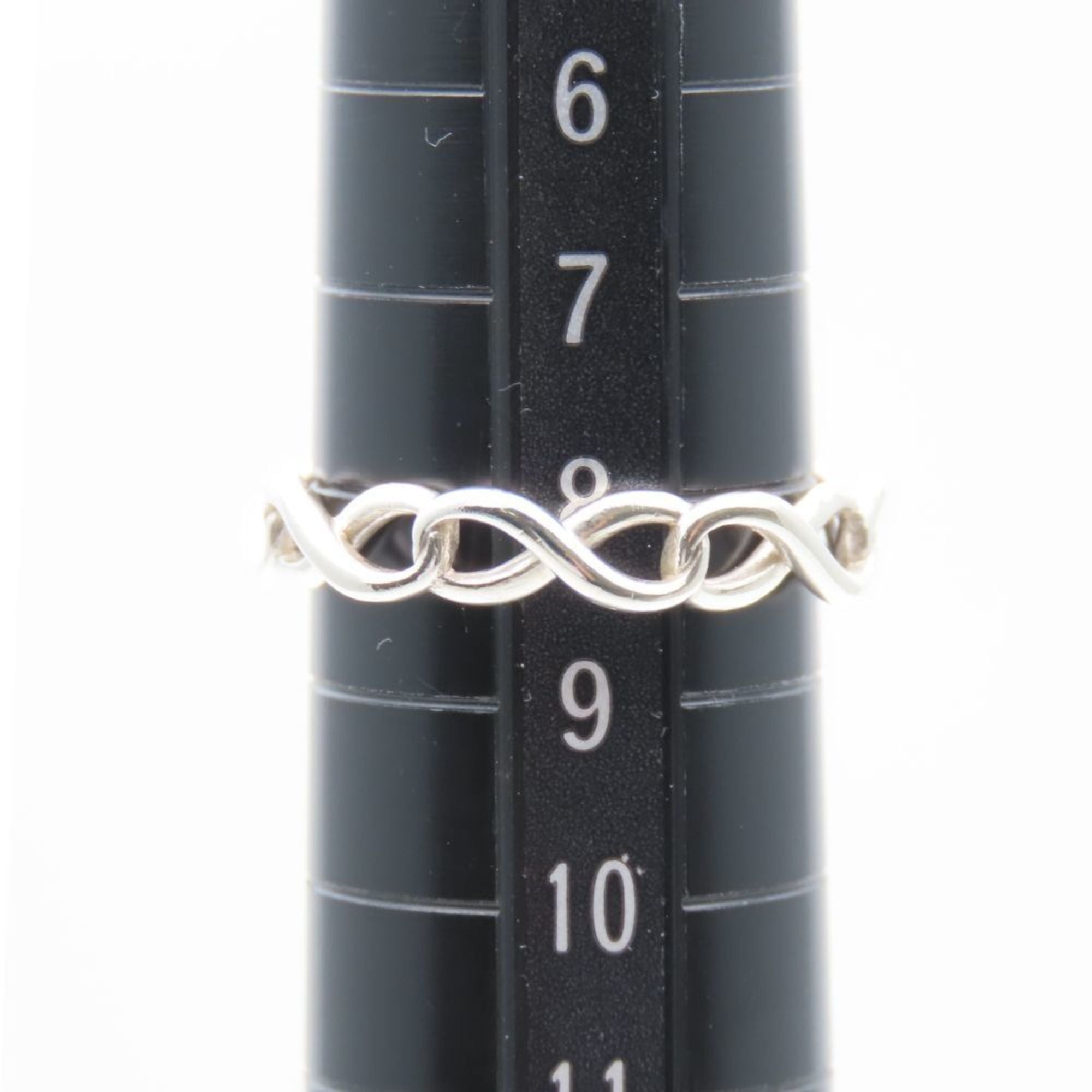 Tiffany Silver Silver 925 Band Ring (Pre-Owned)