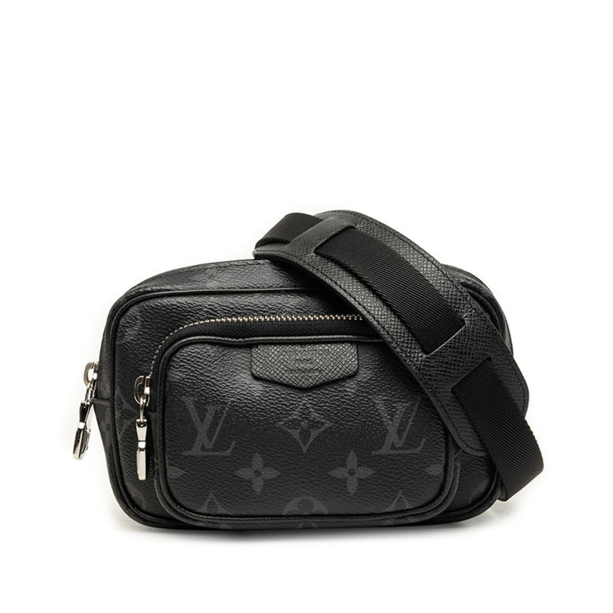 Louis Vuitton Monogram Eclipse Black Noir Pvc Leather Pochette Shoulder Bag (Pre-Owned)