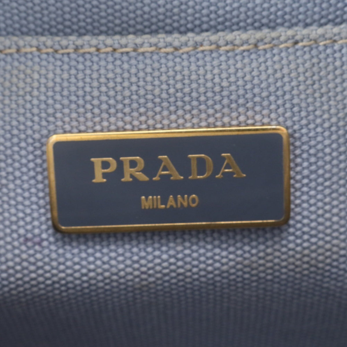 Prada Blue Handbag Shoulder Bag Tote Bag (Pre-Owned)
