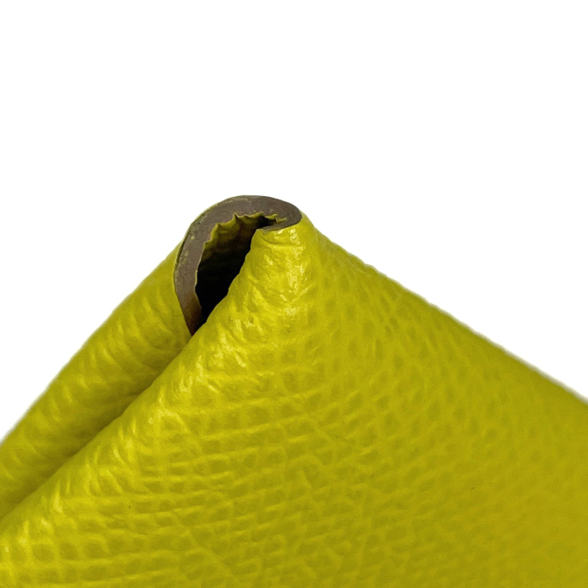 Hermes Bastia Soufre Yellow Epsom Leather Coin Purse/Coin Case (Pre-Owned)