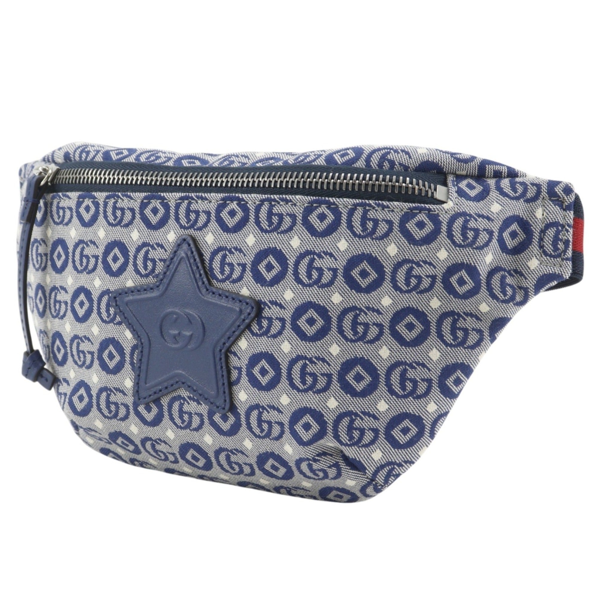 Gucci Navy Canvas Fanny Pack (Pre-Owned)