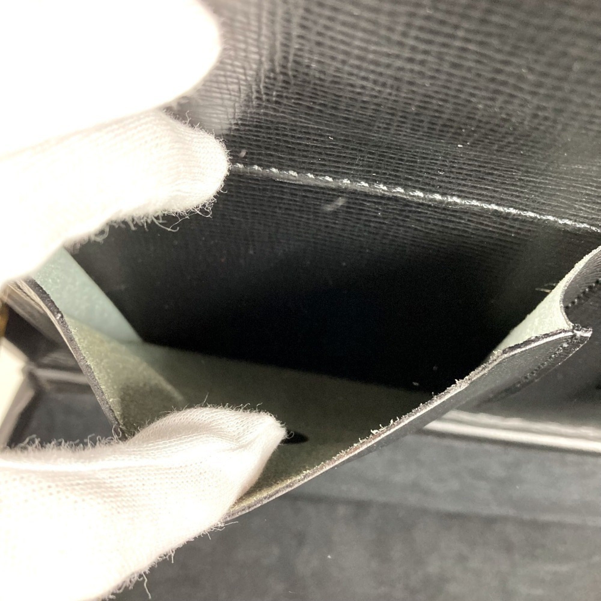 Loewe Black Leather Attaché Case Handbag Tote Bag (Pre-Owned)
