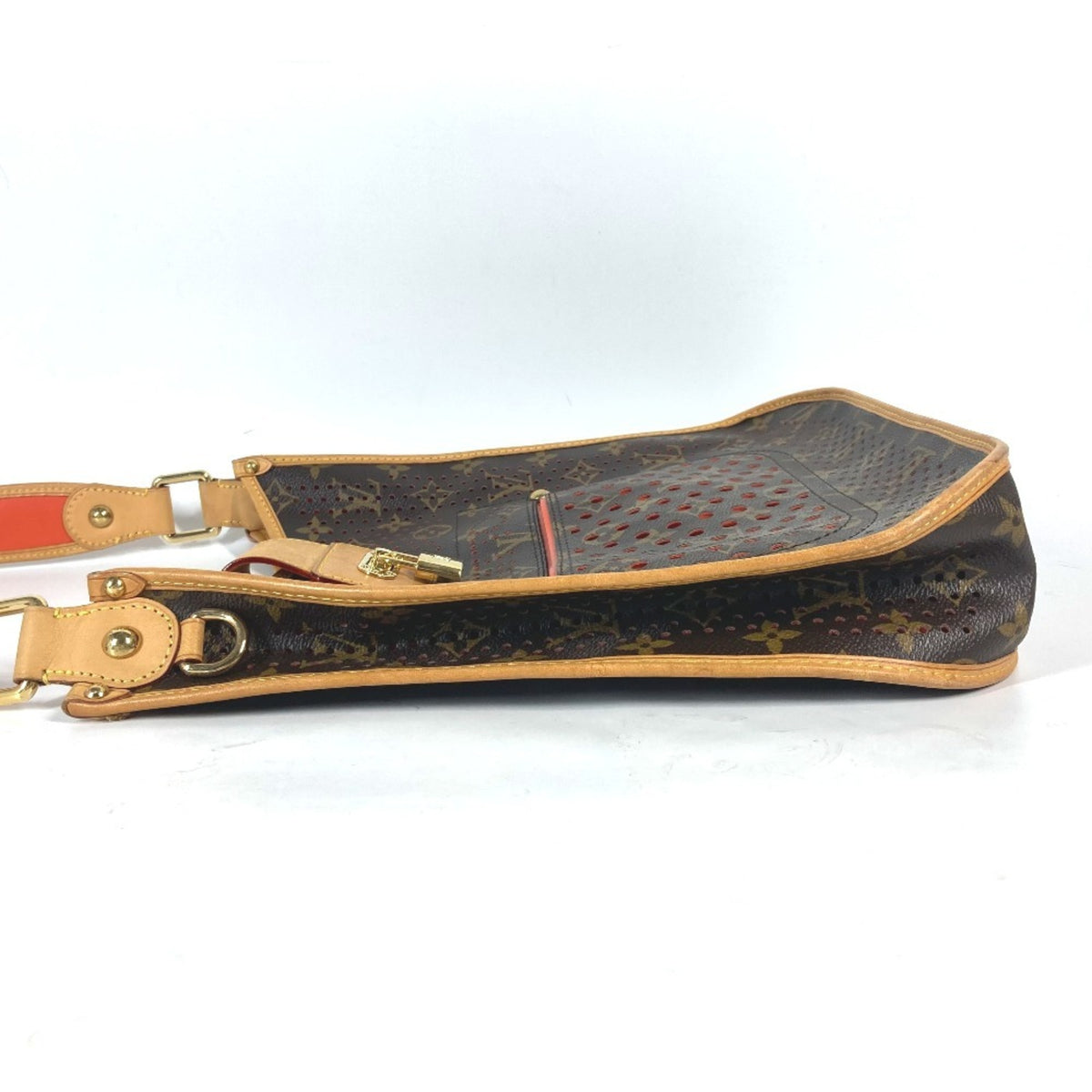 Louis Vuitton Brown Orange Monogram Shoulder Bag (Pre-Owned)