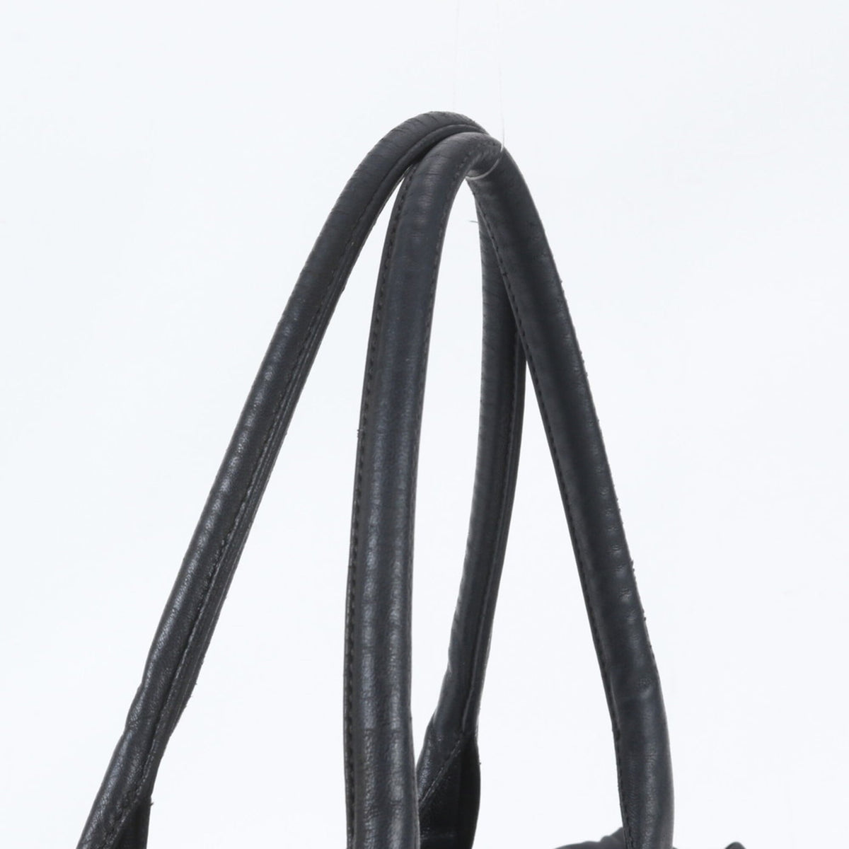 Prada Green Khaki Leather Nylon Shoulder Bag Tote Bag (Pre-Owned)