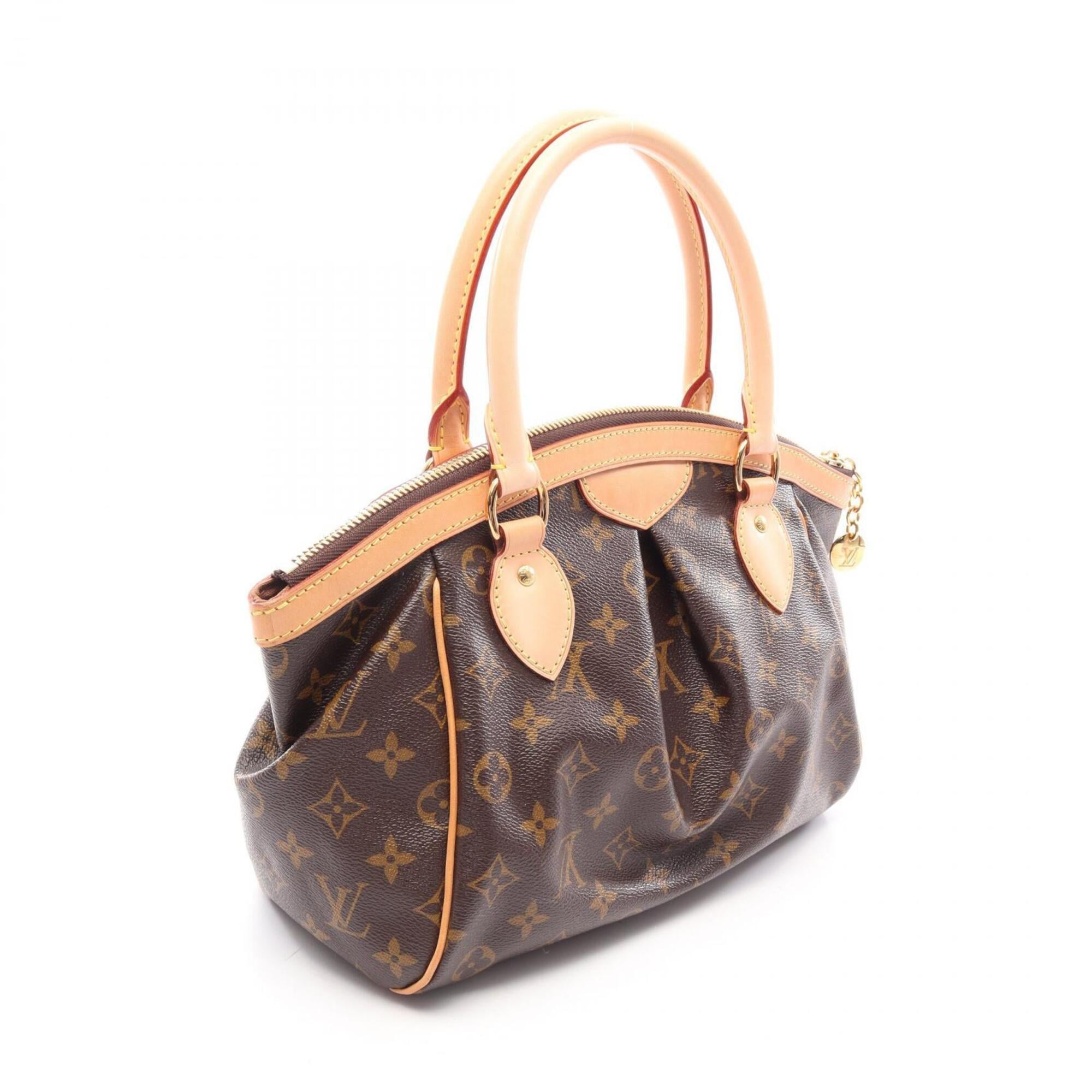 Louis Vuitton Brown Pvc Leather Handbag (Pre-Owned)