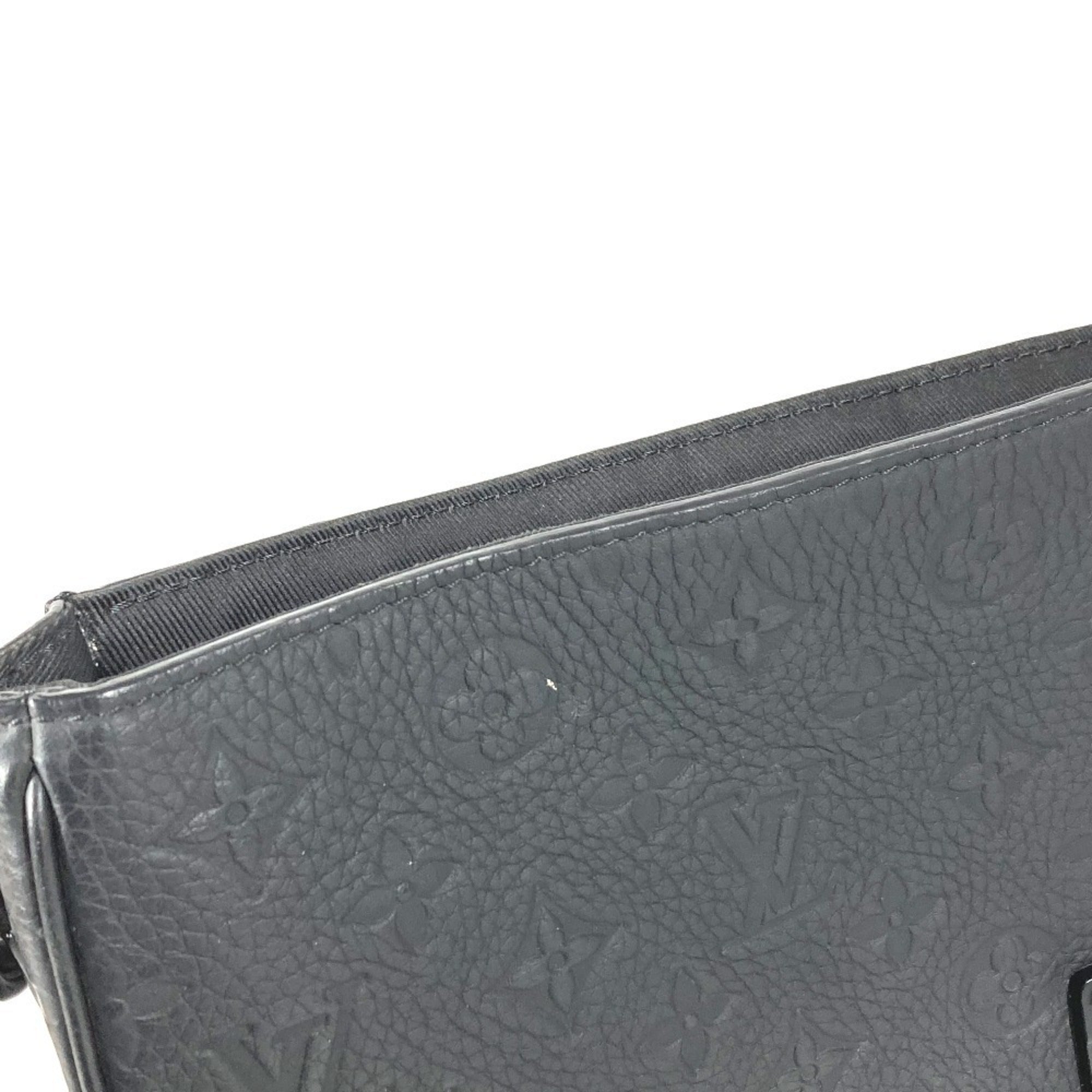 Louis Vuitton Taurillon Black Leather Briefcase Handbag Shoulder Bag Tote Bag (Pre-Owned)