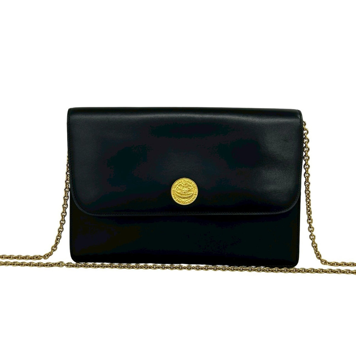 Celine Black Leather Shoulder Bag (Pre-Owned)
