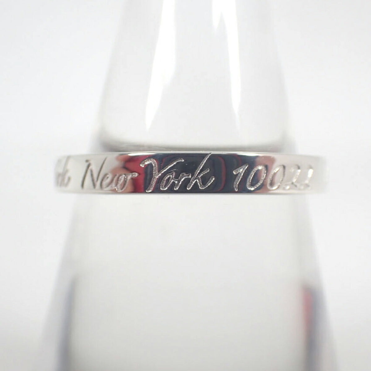 Tiffany Sterling Silver 925 Band Ring (Pre-Owned)