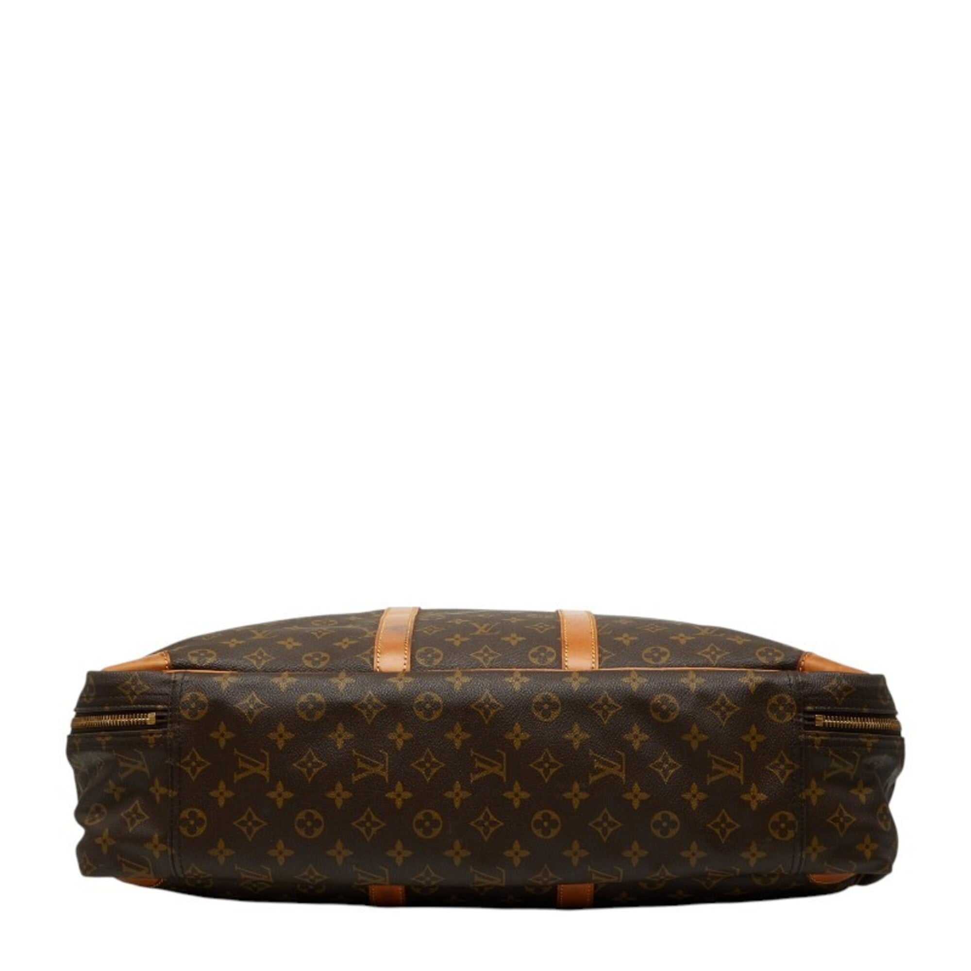 Louis Vuitton Brown Pvc Leather Boston Bag (Pre-Owned)