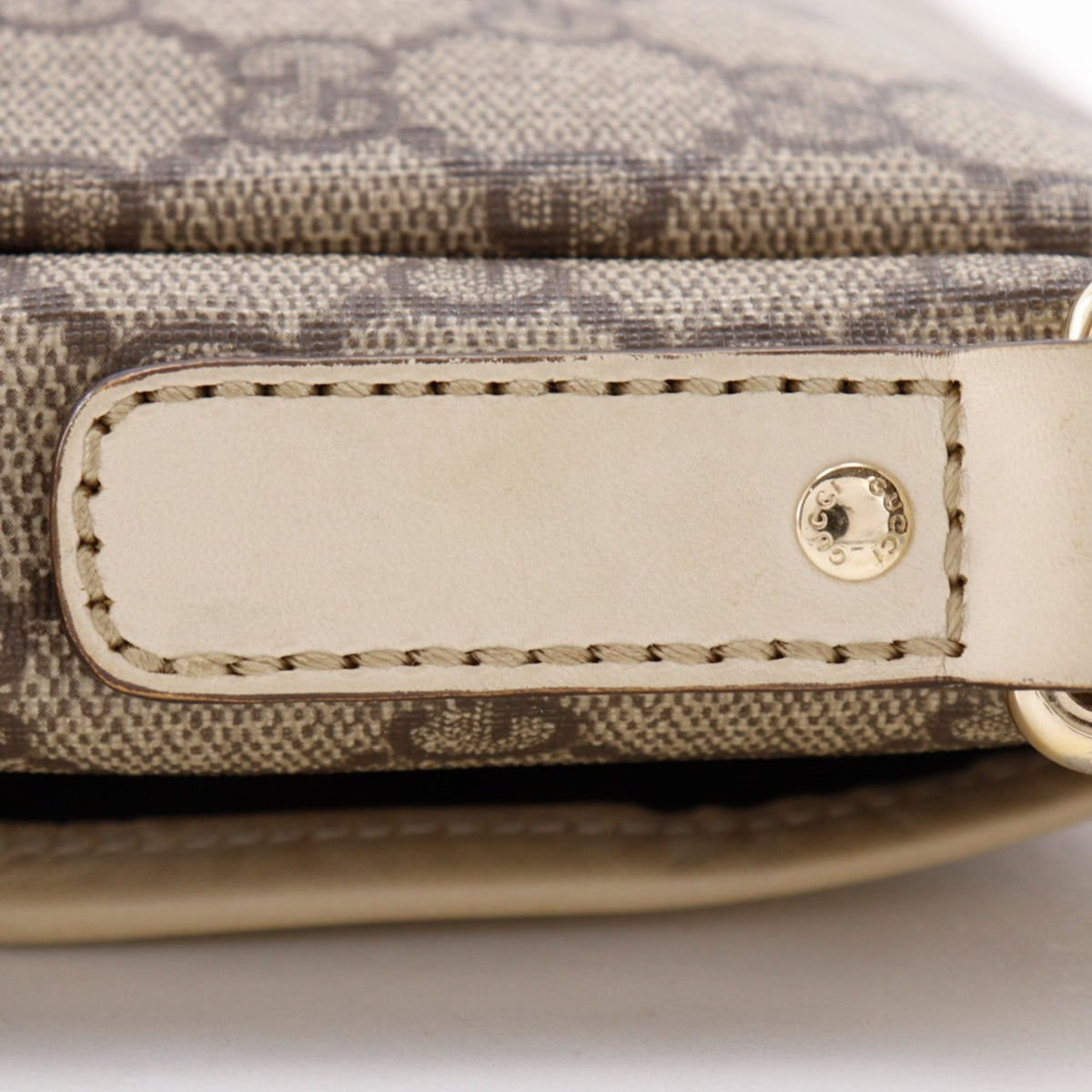 Gucci Beige Gg Supreme Shoulder Bag (Pre-Owned)