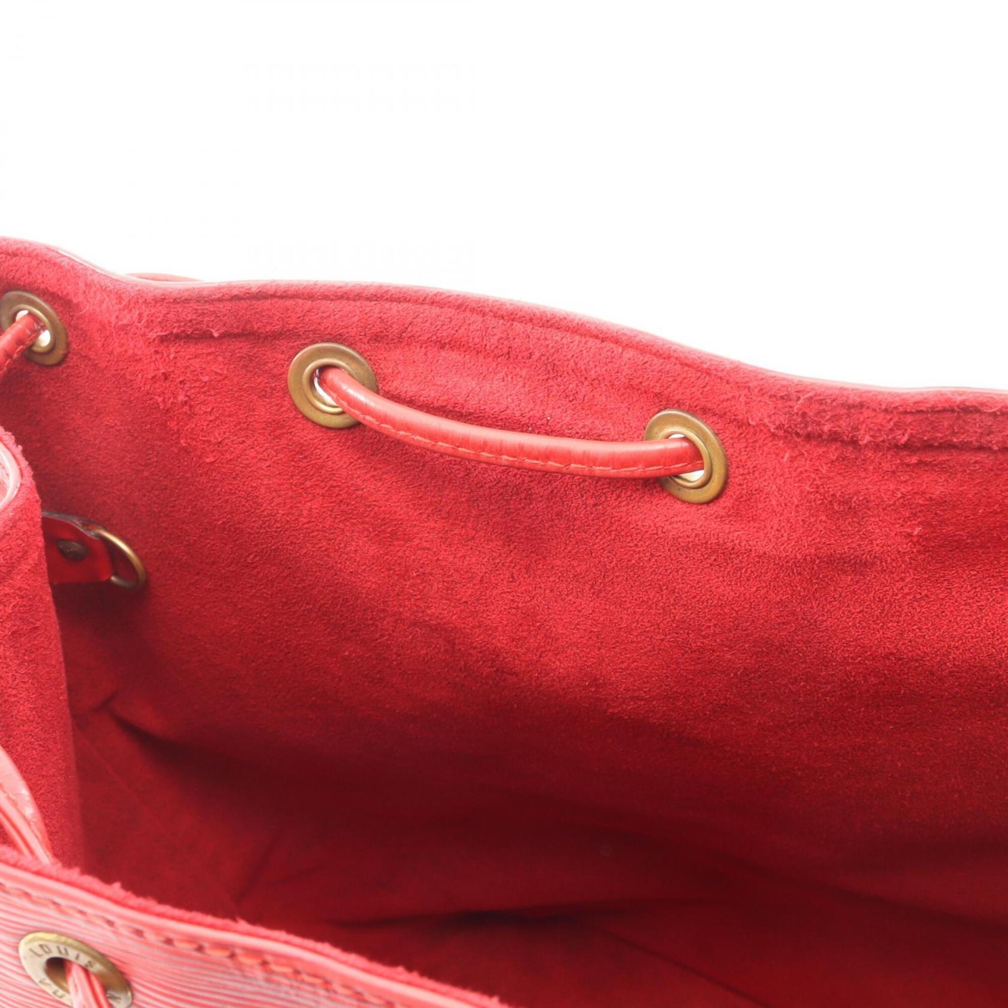 Louis Vuitton Red Color Leather Handbag Shoulder Bag (Pre-Owned)