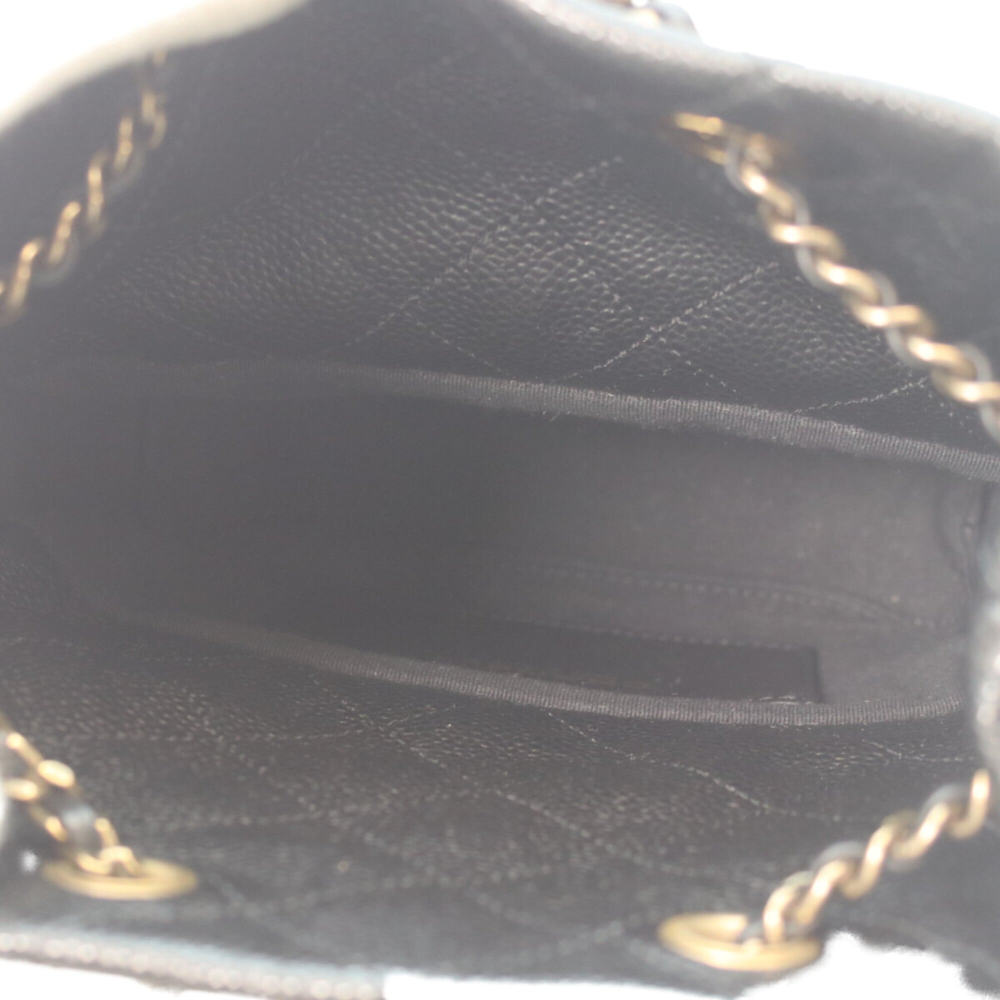 Chanel Black Grained Calfskin Backpack (Pre-Owned)