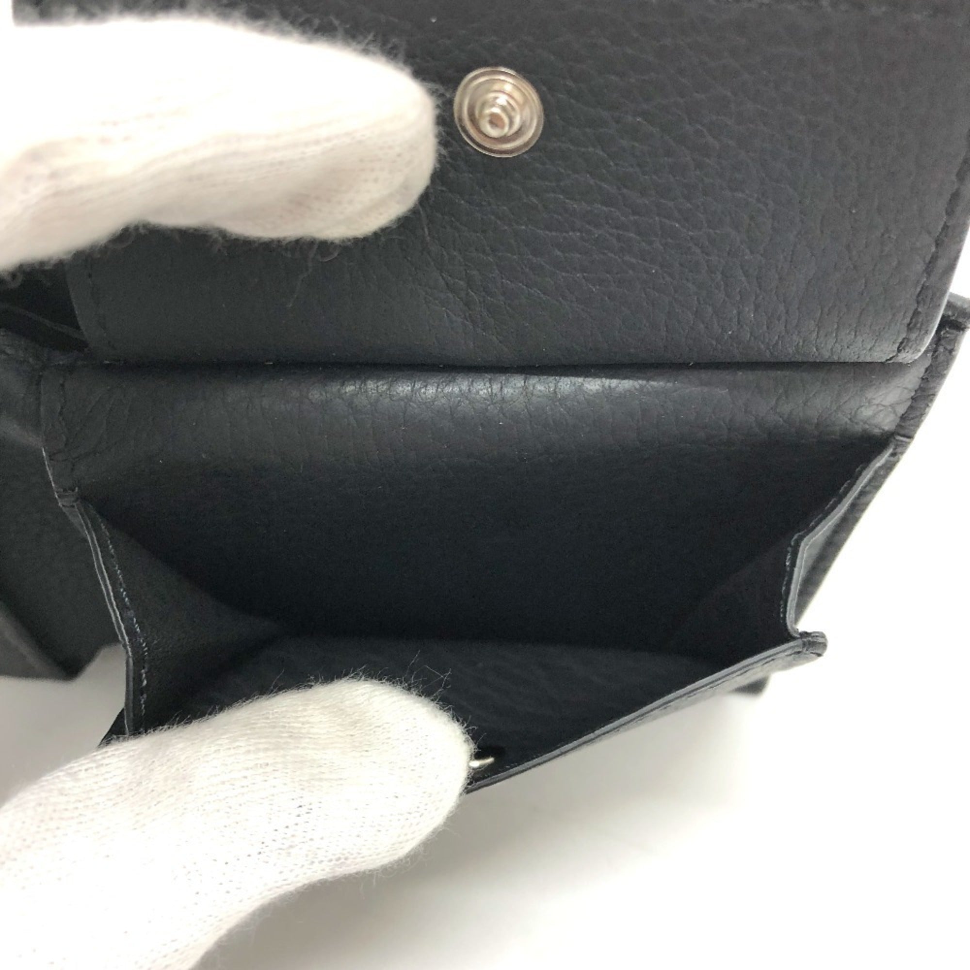 Burberry Black Leather Wallet (Bi-Fold) (Pre-Owned)