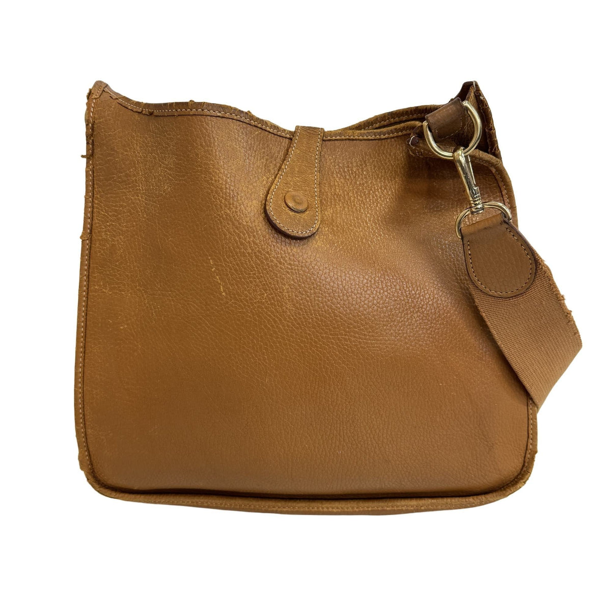 Hermes Brown Leather Shoulder Bag (Pre-Owned)