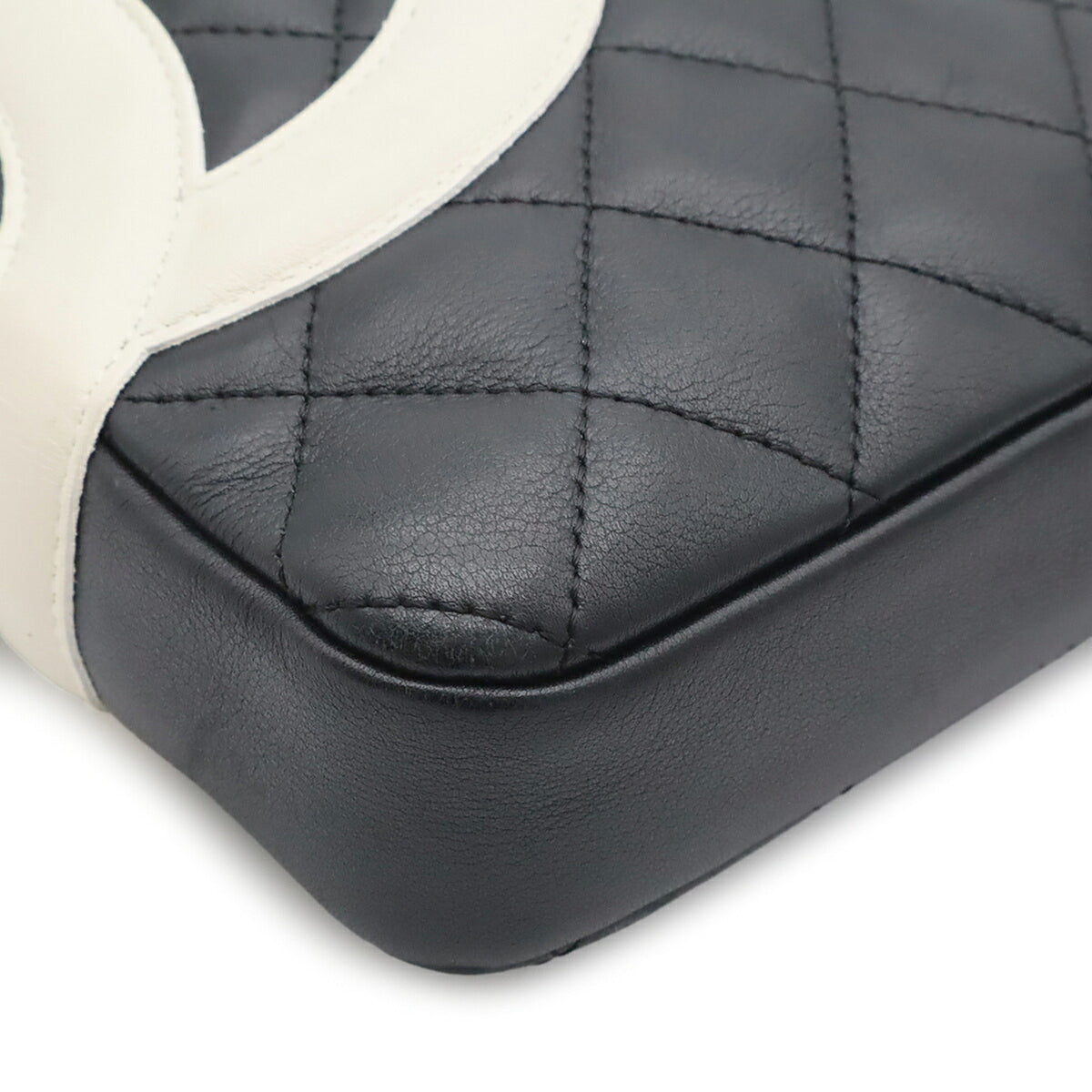 Chanel Black White Cambon Ligne Shoulder Bag (Pre-Owned)