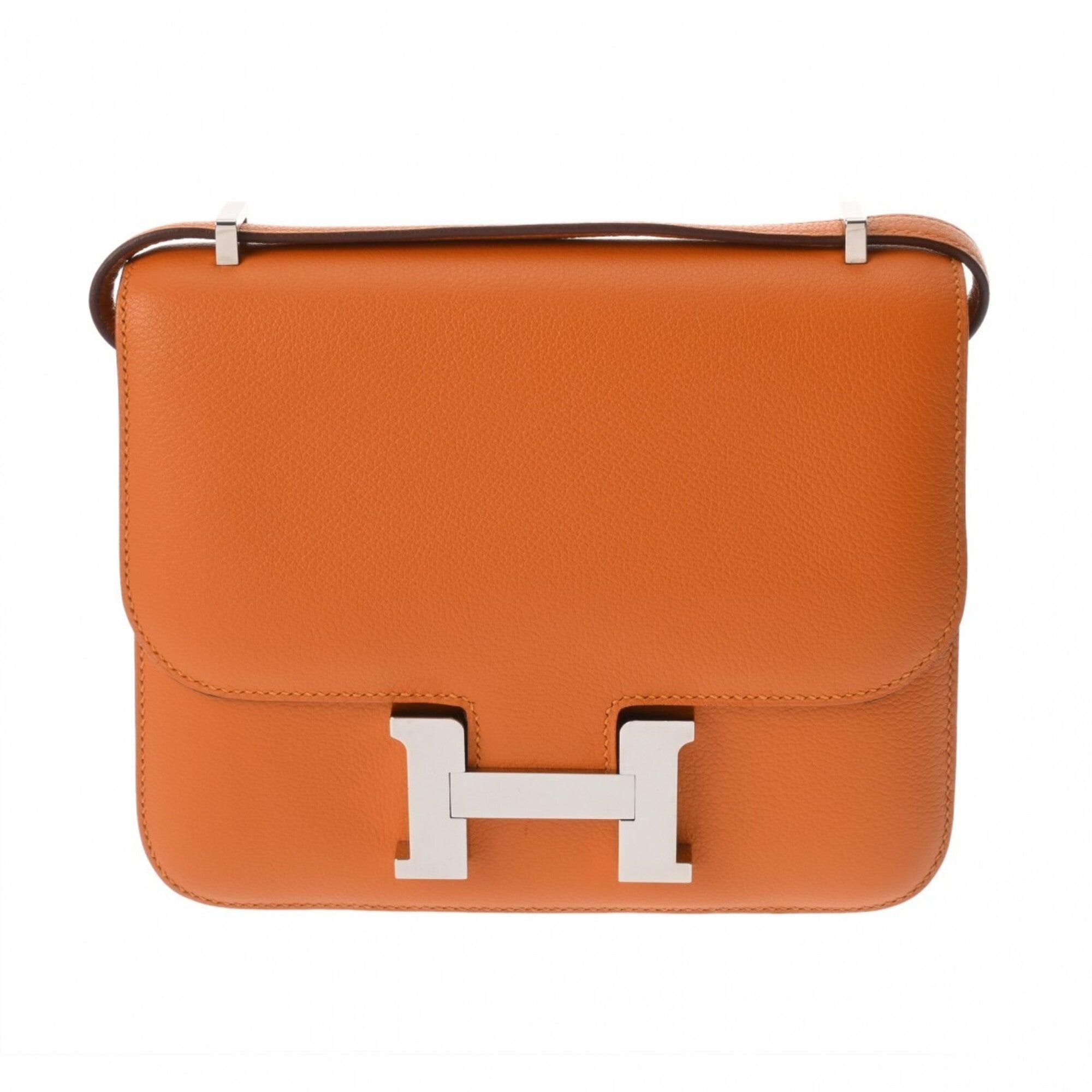 Hermes Apricot Shoulder Bag (Pre-Owned)