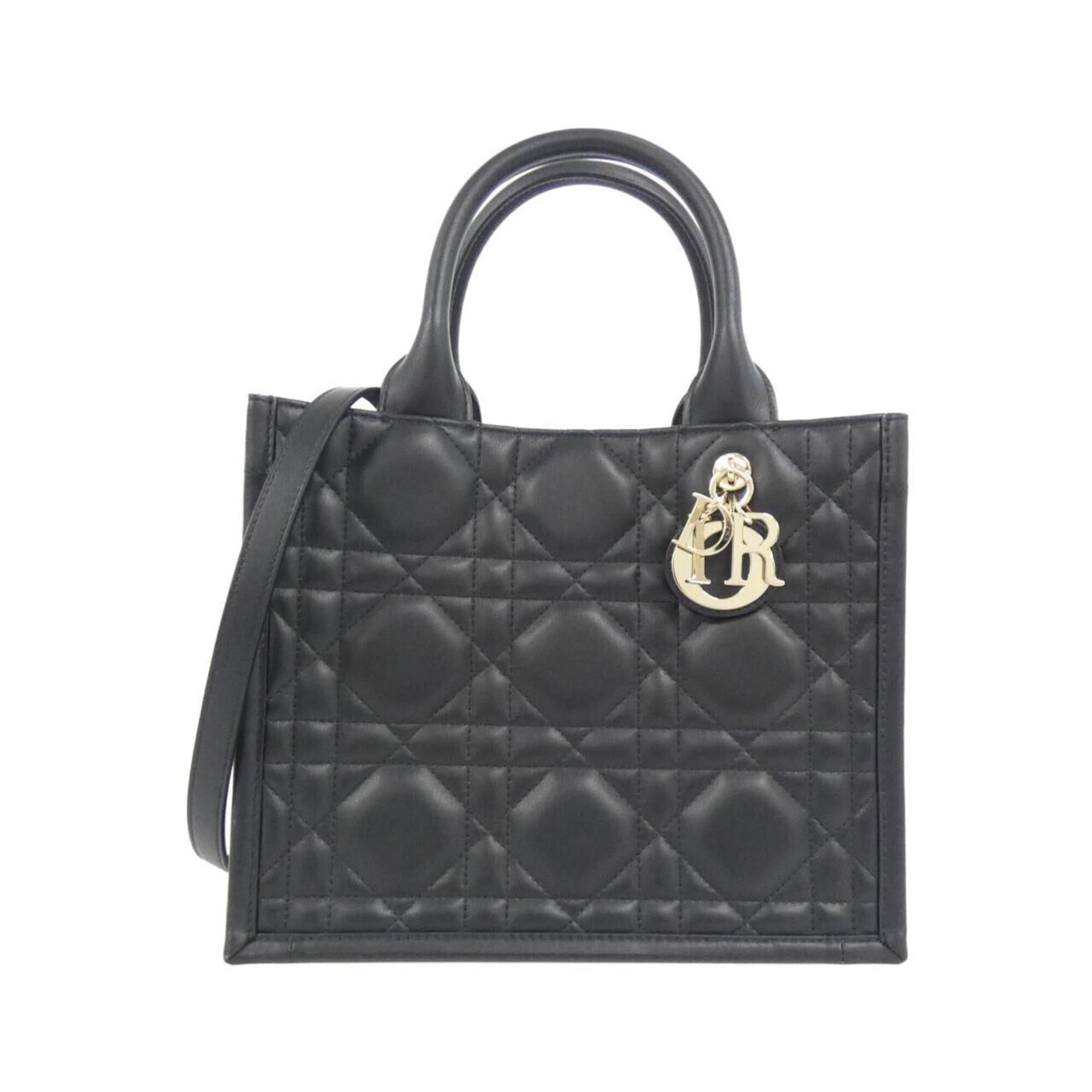 Christian Dior Black Leather Handbag (Pre-Owned)