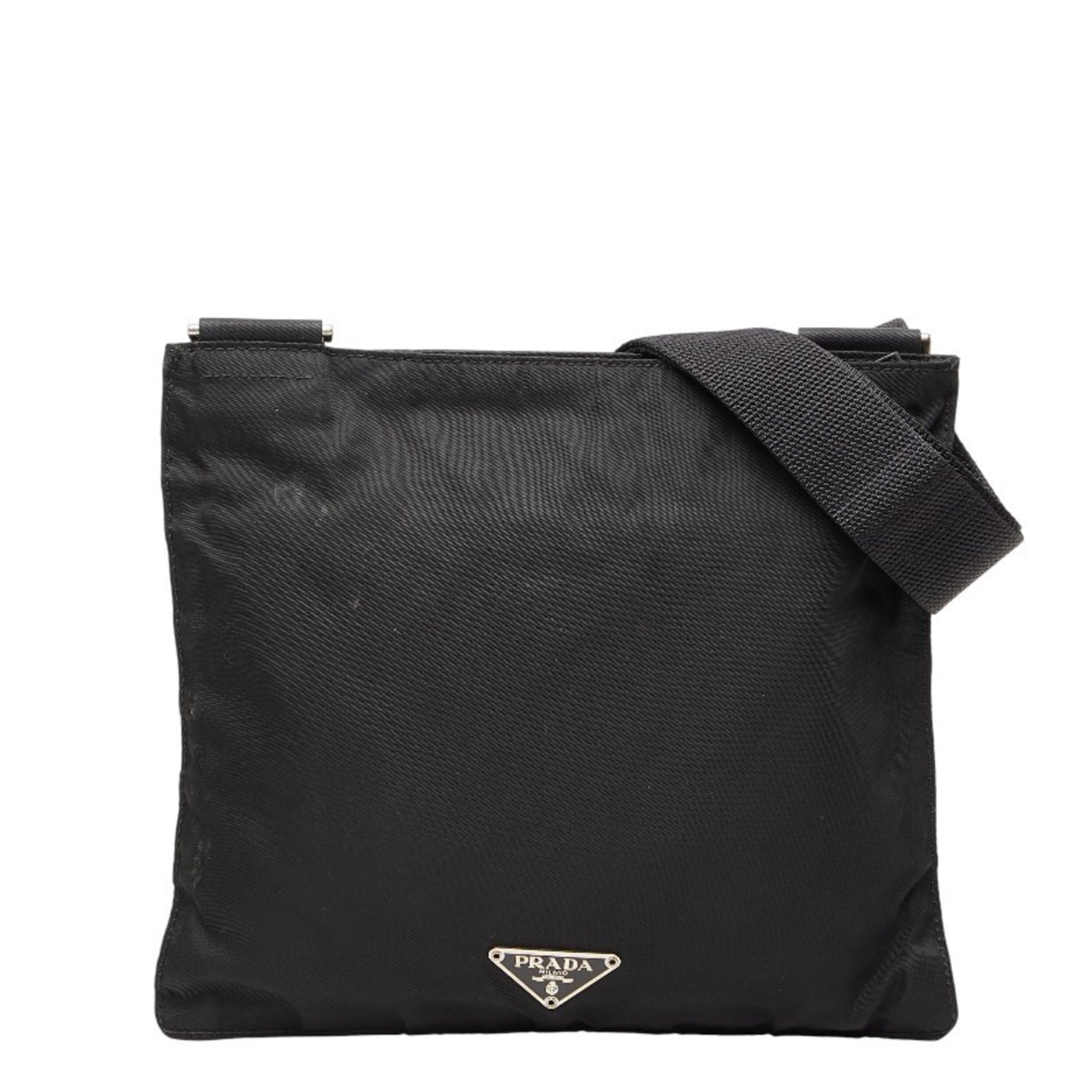 Prada Black Nylon Shoulder Bag (Pre-Owned)