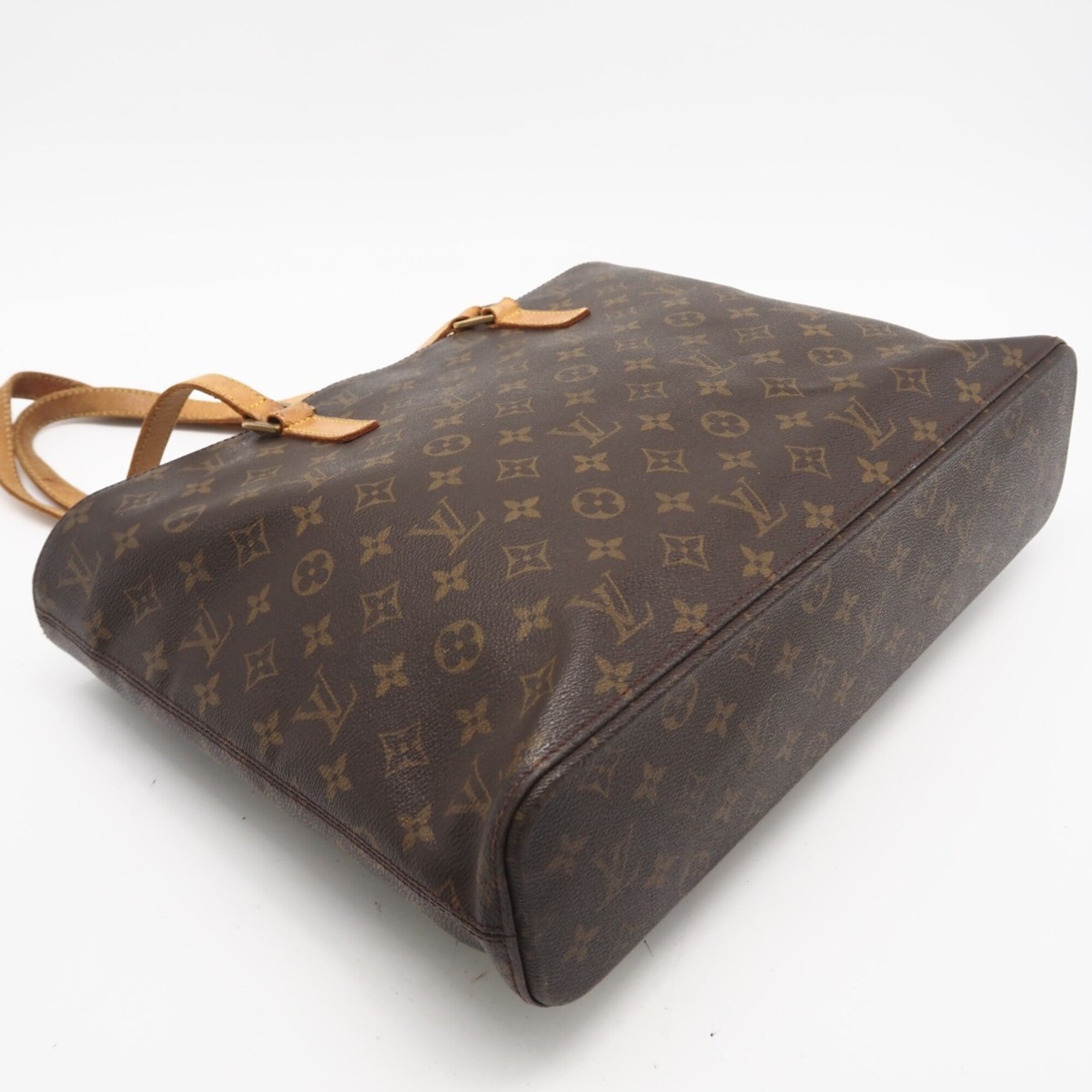 Louis Vuitton Monogram Brown Coated Canvas Leather Handbag (Pre-Owned)