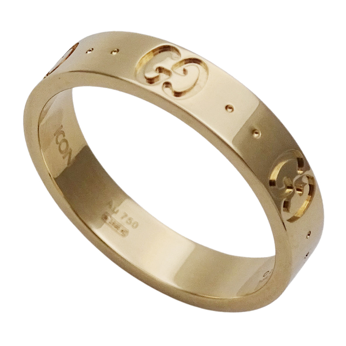 Gucci Yellow Gold Yellow Gold (18K) Band Ring (Pre-Owned)