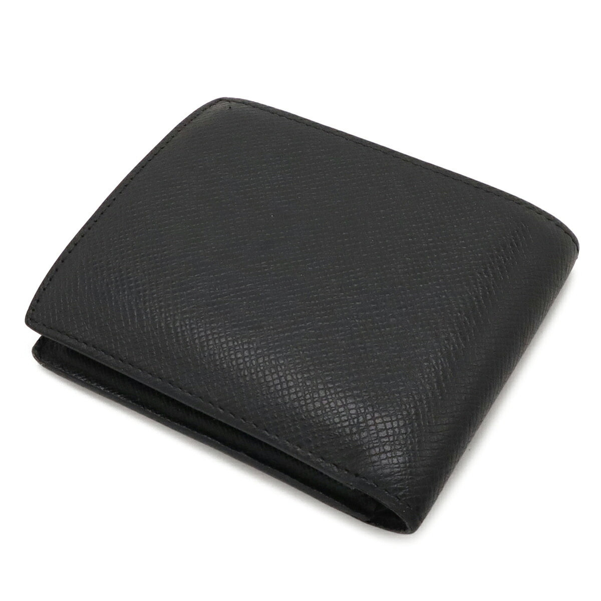 Louis Vuitton Black Noir Taiga Leather Wallet (Bi-Fold) (Pre-Owned)