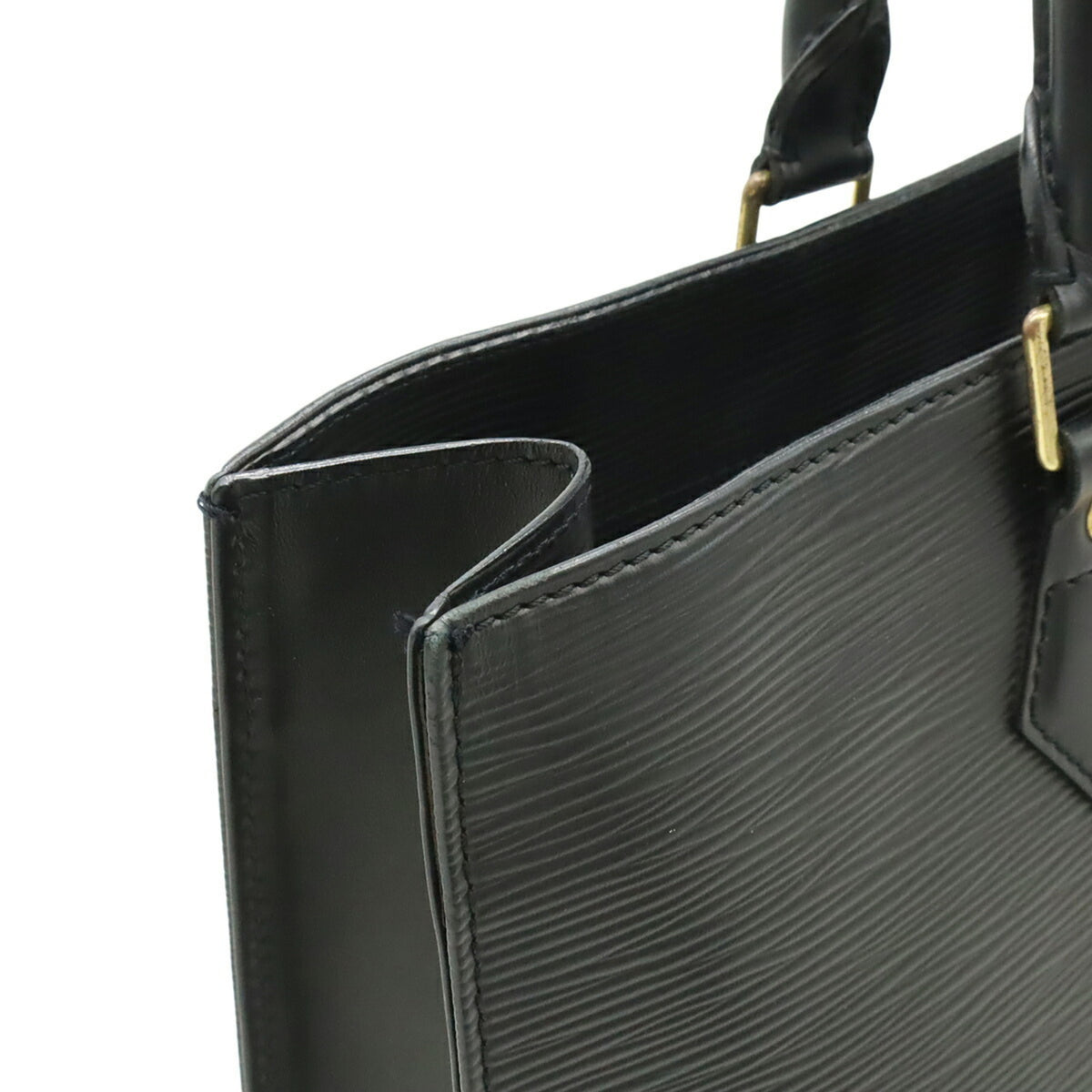 Louis Vuitton Black Galle Noir Epi Leather Handbag Tote Bag (Pre-Owned)