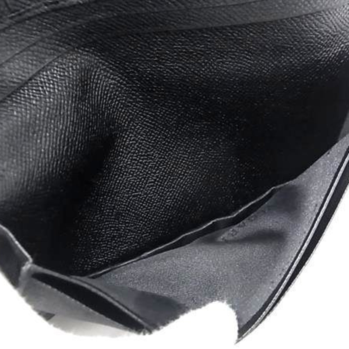 Bvlgari Black Leather Bill Wallet (Bi-Fold) (Pre-Owned)