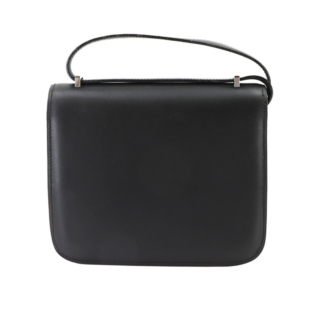 Hermes Constance Black Box Calf Leather Handbag Shoulder Bag (Pre-Owned)