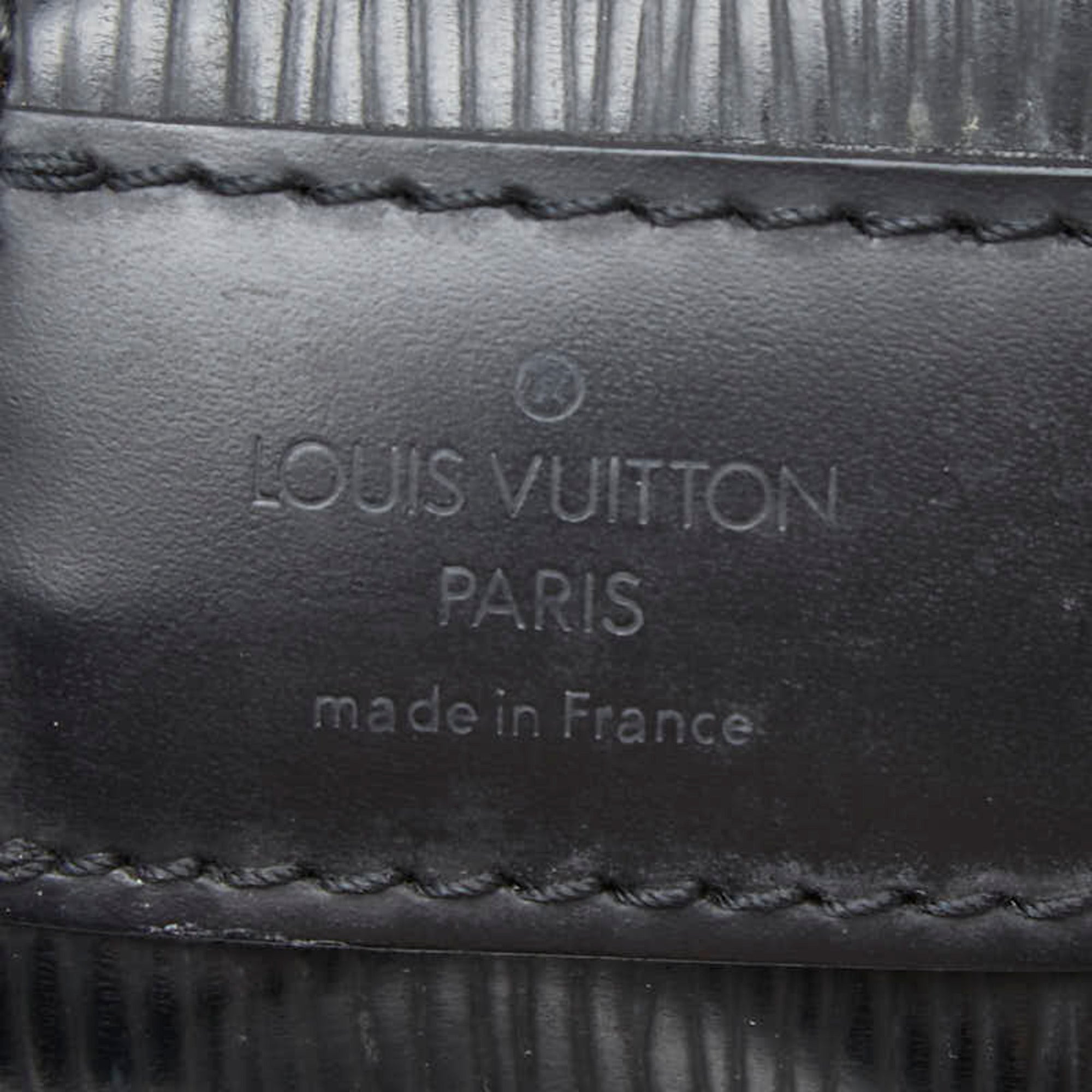 Louis Vuitton Epi Black Noir Leather Handbag Shoulder Bag (Pre-Owned)