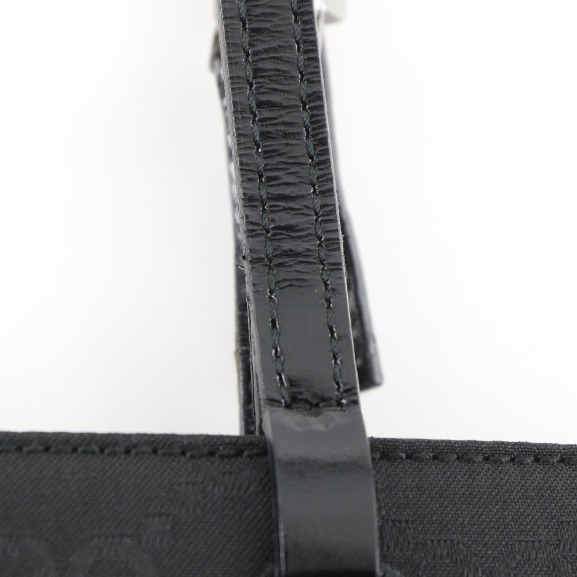 Gucci Black Gg Canvas Tote Bag (Pre-Owned)