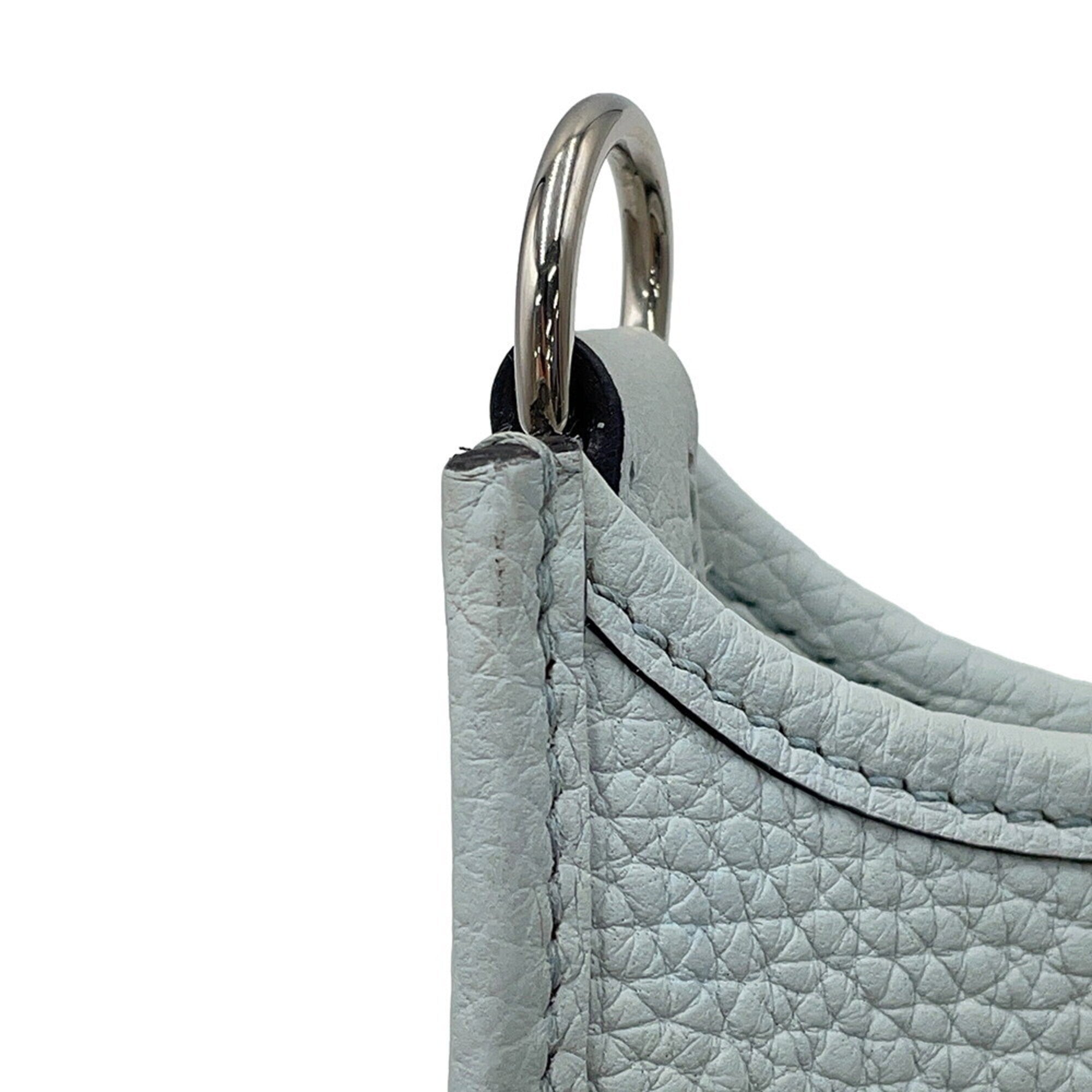 Hermes Evelyne Etain Taurillon Clemence Leather Handbag Shoulder Bag (Pre-Owned)