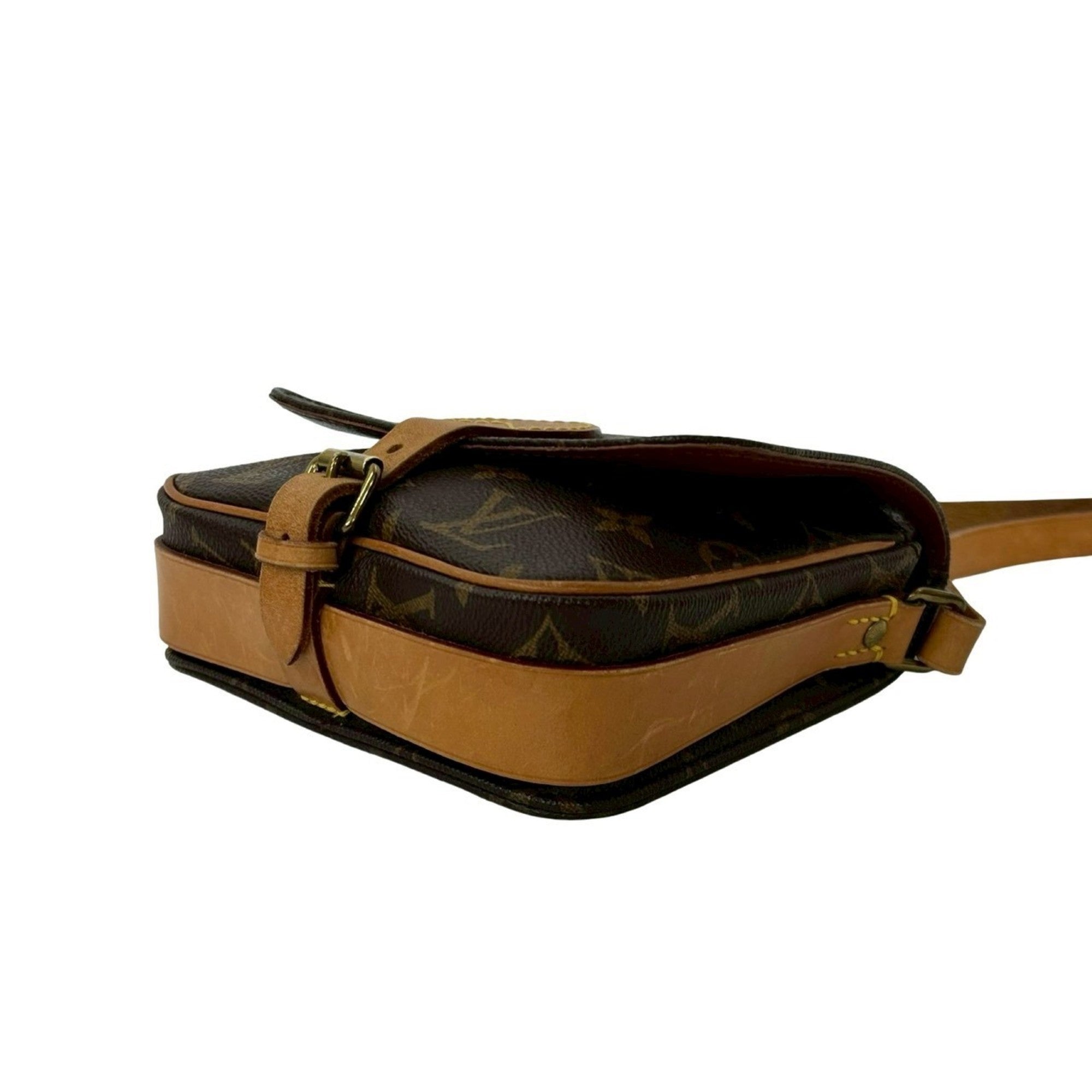Louis Vuitton Brown Leather Pvc Pochette Shoulder Bag (Pre-Owned)